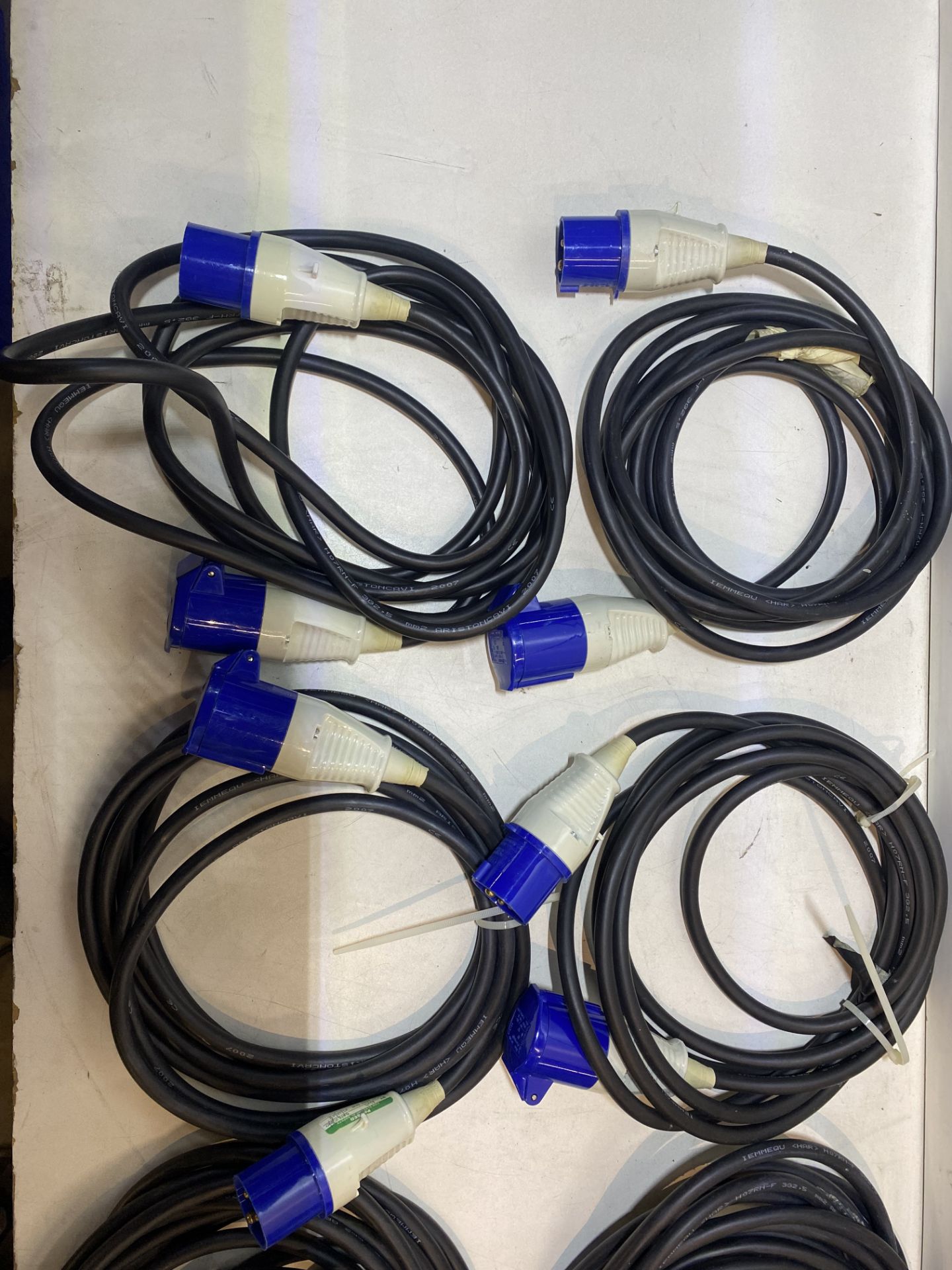 6 x Various 16A Extension Leads - Image 2 of 6