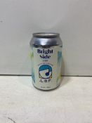 50 x Cans Of London Beer Factory 'Bright Side Lager', 330ml