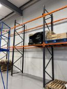 9 x Bays of pallet rackingcontents not included