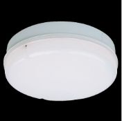 60 x Emergency Circular LED Bulkhead Lights | Black | SNO15/B/M3/840 | Total Cost £1,215