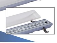 35 x Fortis IP65 6ft LED Ceiling Lights | SFO2X6/840 | Total Cost £672
