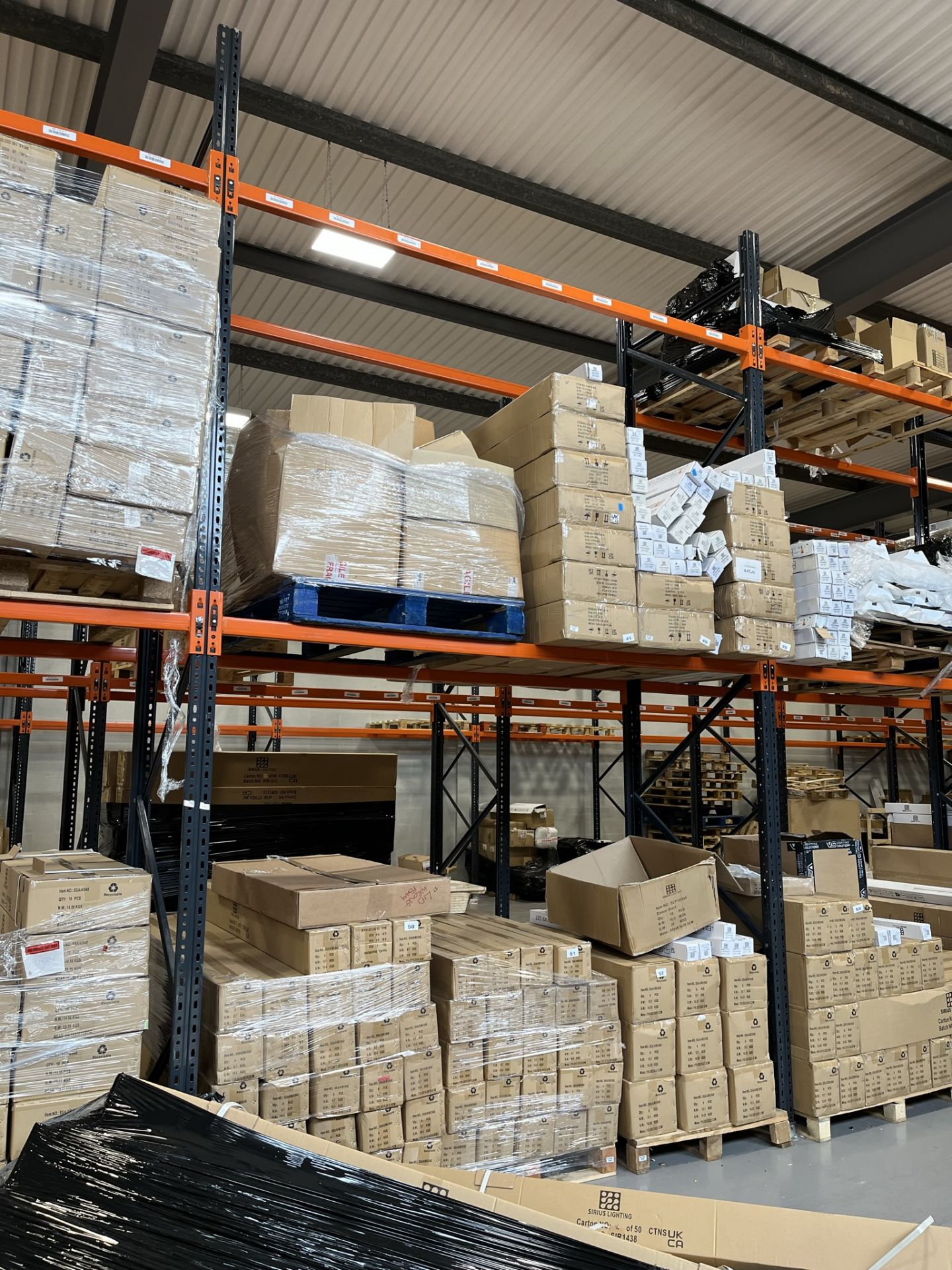 9 x Bays of pallet rackingcontents not included - Image 2 of 7