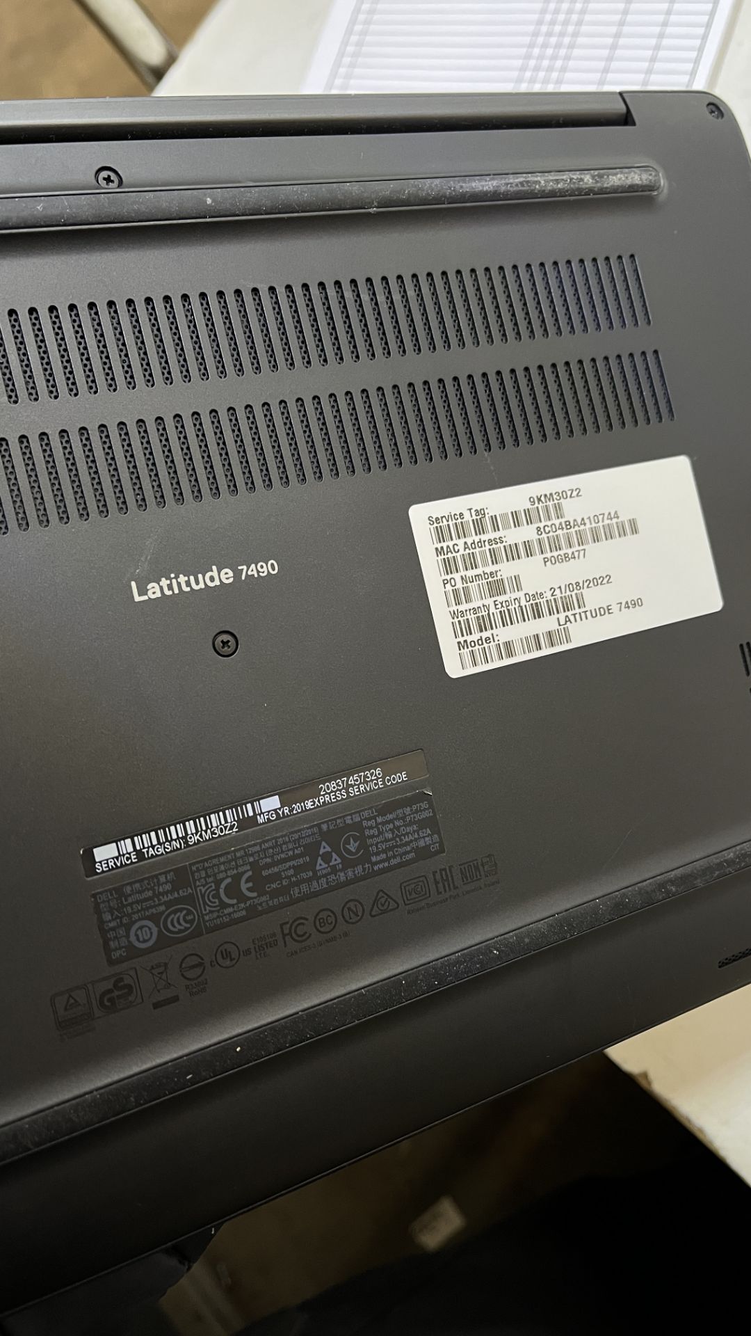 Dell Latitude 7490 Laptop - Image 3 of 3