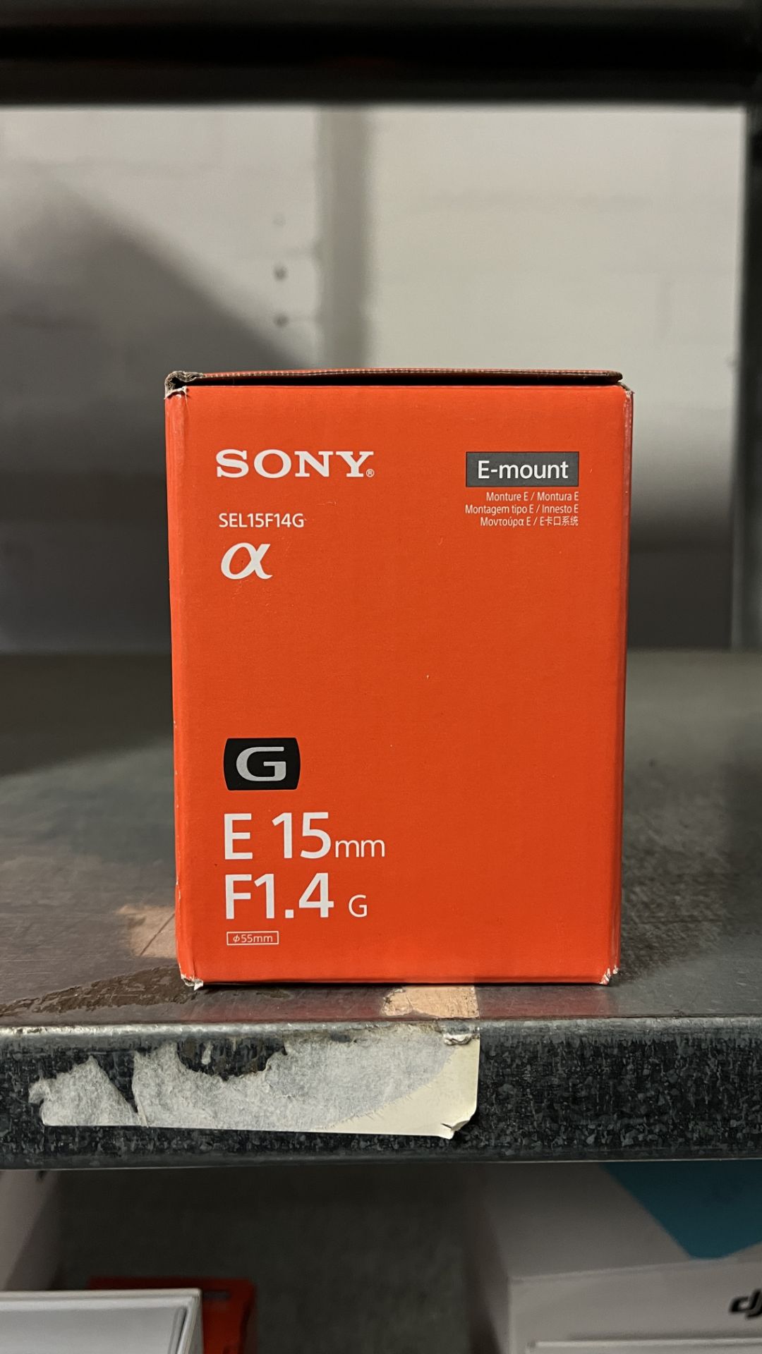 Sony E.15m Camera Lens