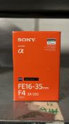 Sony FE16-35MM Camera Lens
