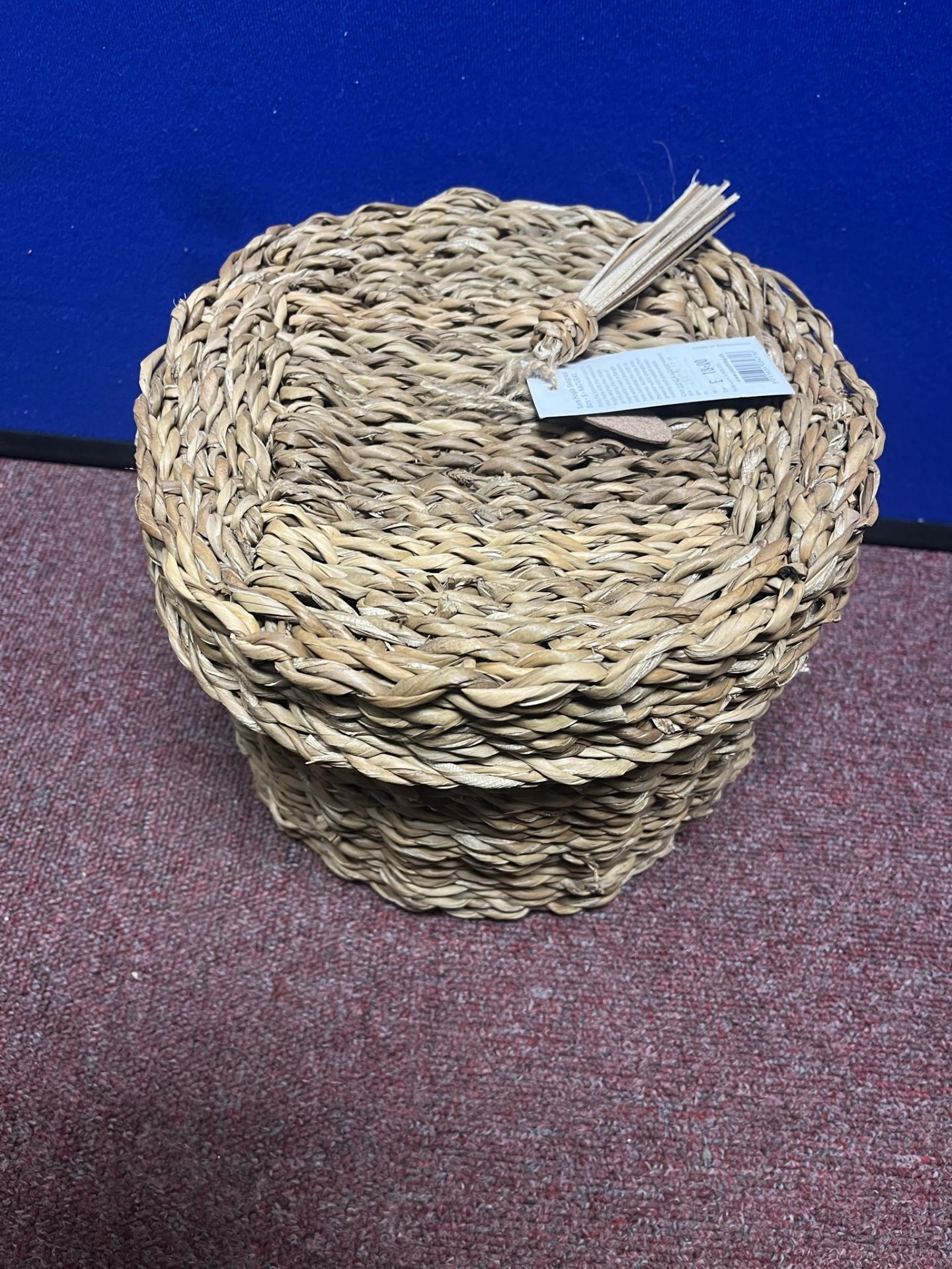 3 x Sets Of Sara Hogla Sea Grass Baskets - Image 4 of 5