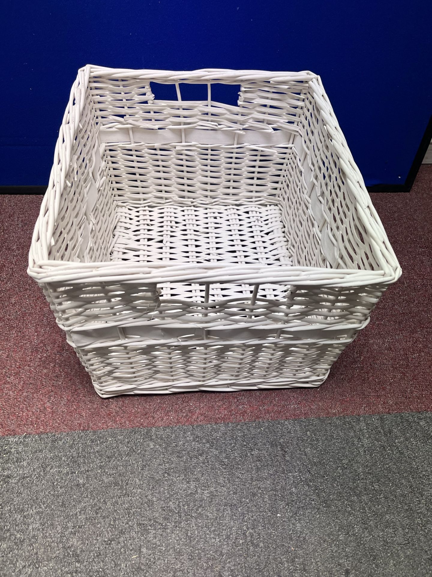 White Wicker Basket