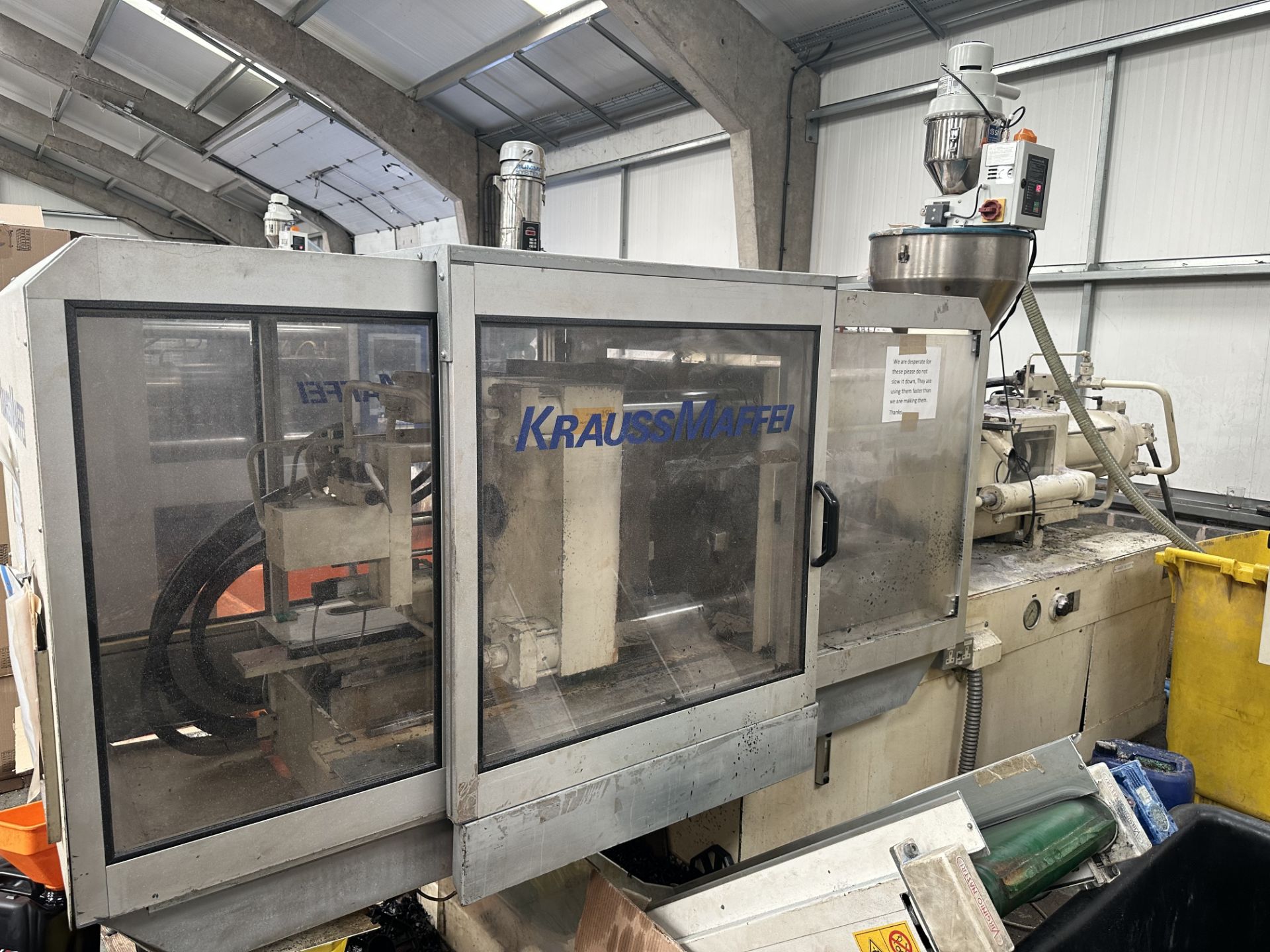 Krauss Maffei 80T Injection Moulder w/ Autoloader | 80/460 C1