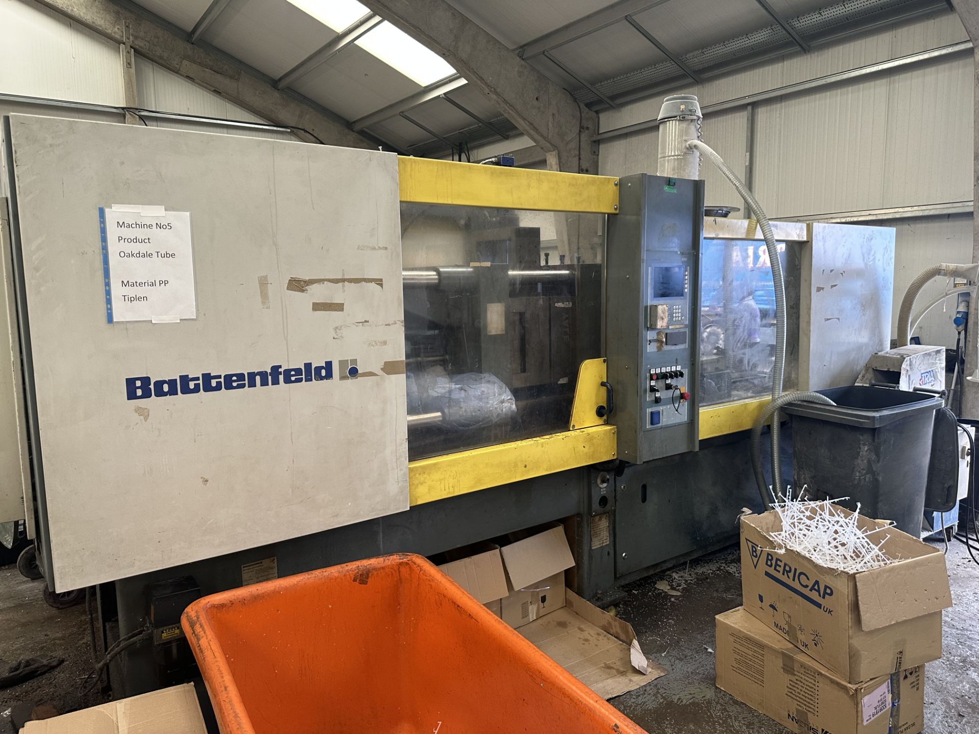 Battenfeld 150T Injection Moulder w/ Dega Autoloader | BA1500/630BK