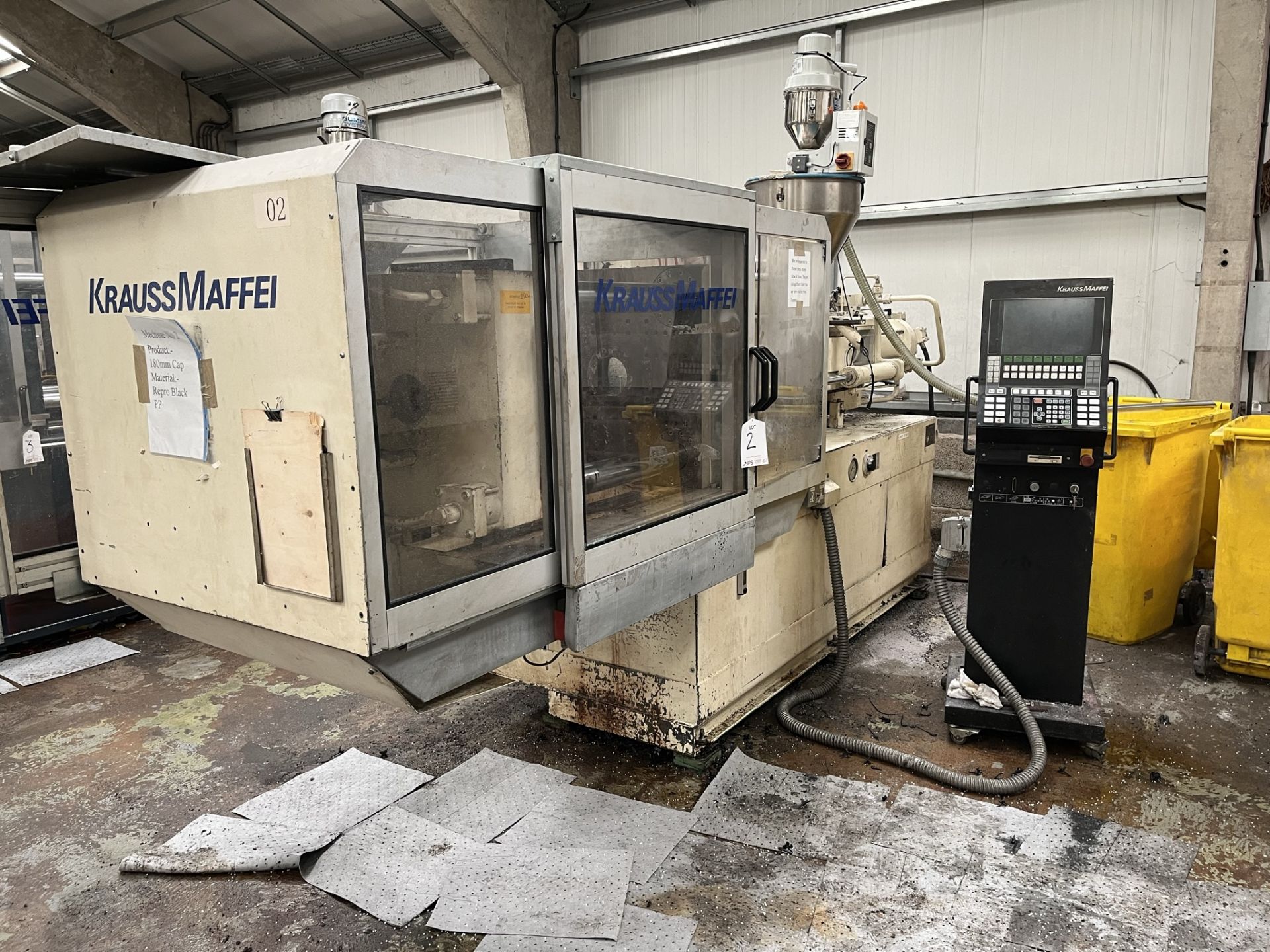 Krauss Maffei 80T Injection Moulder w/ Autoloader | 80/460 C1 - Image 2 of 10