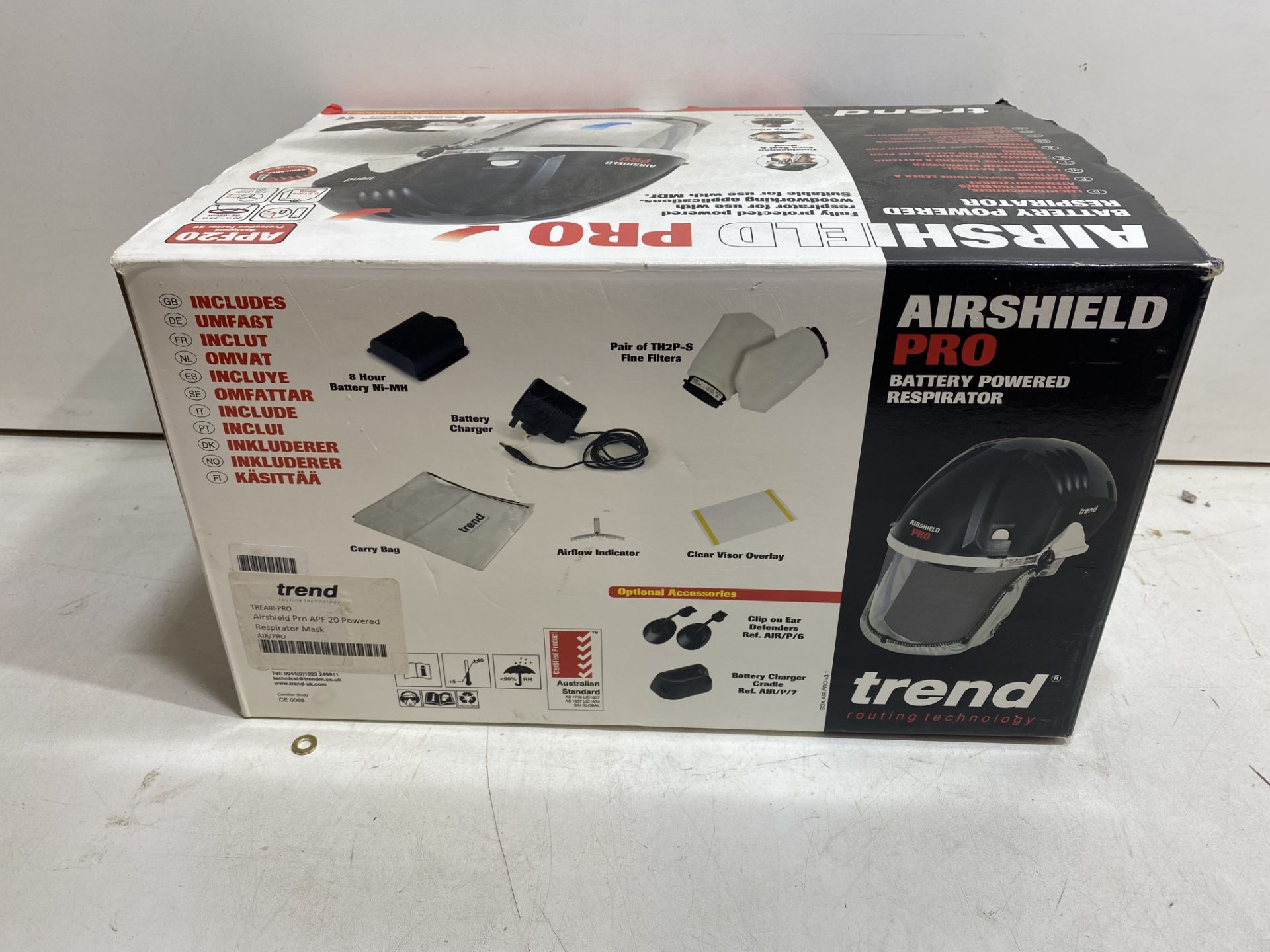 Trend Airshield Pro APF 20 Powered Respirator, 230v - Image 3 of 5