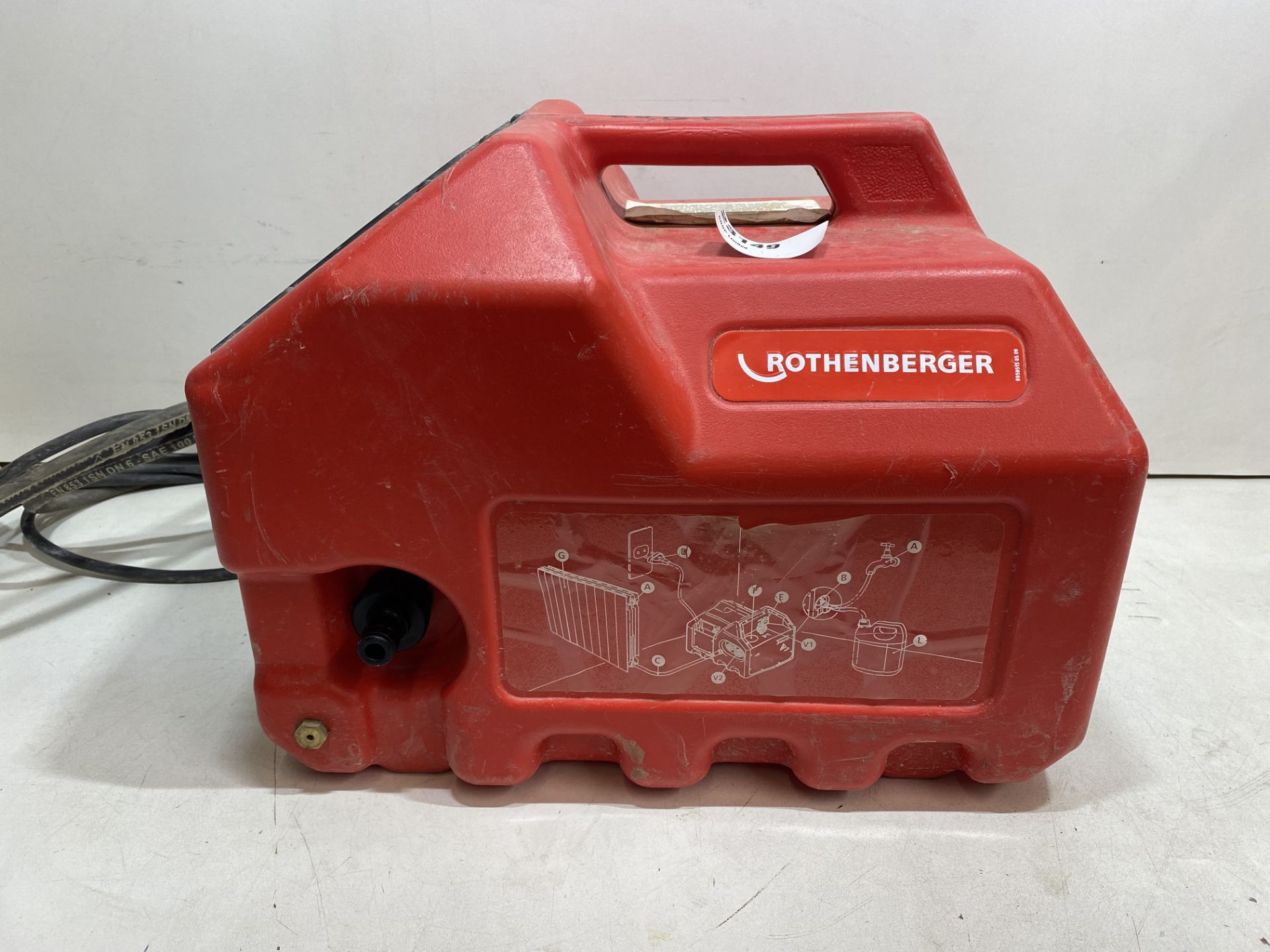 Rothenberger RP Pro III Electric Pressure Testing Pump, 40bar (500psi), 110v or 230v - Image 4 of 8