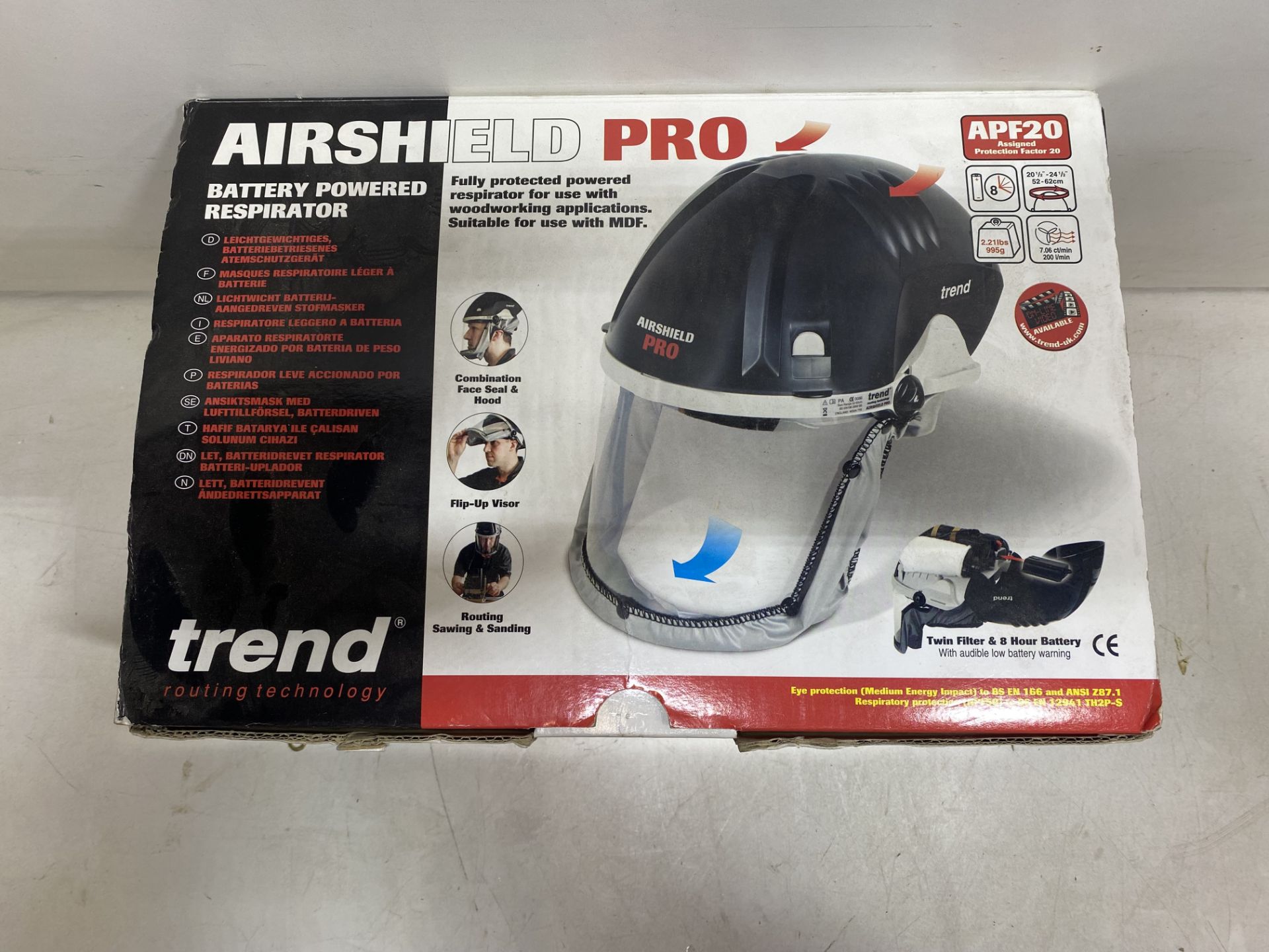 Trend Airshield Pro APF 20 Powered Respirator, 230v - Image 2 of 5