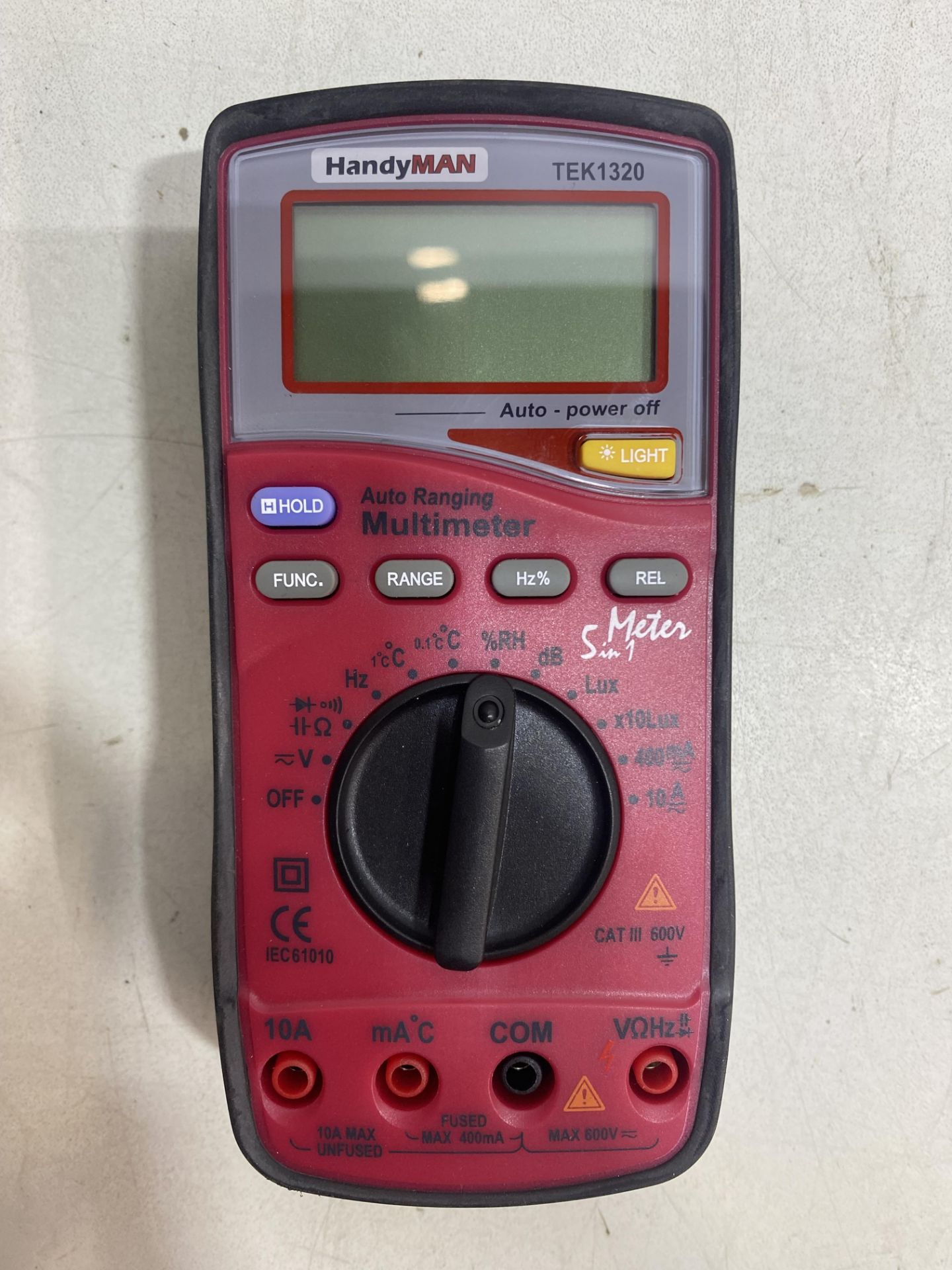 HandyMan TEK1320 5 in 1 Environment Multimeter - Image 2 of 5