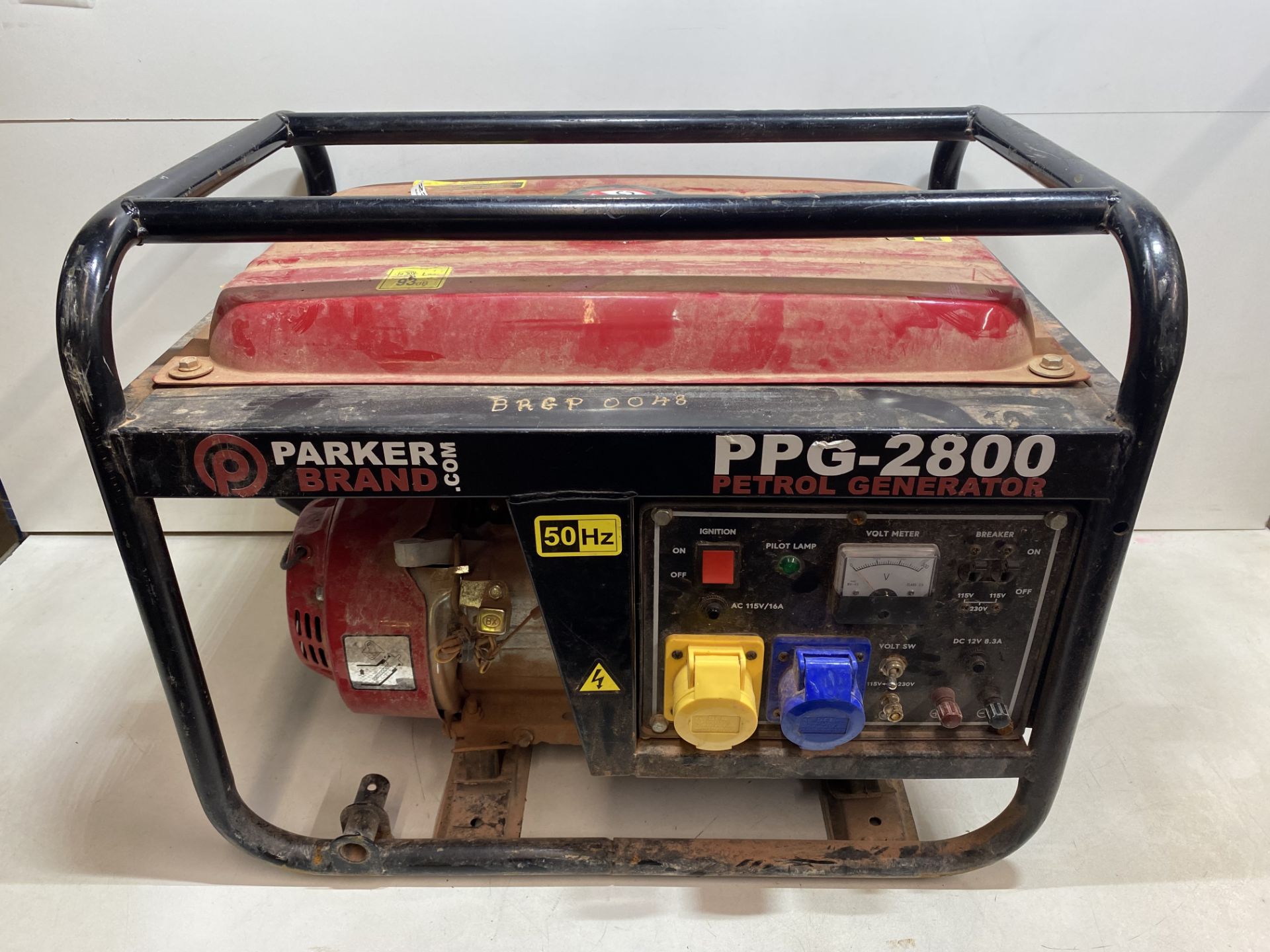 Parker Brand PPG-2800 2.8KVA 2.8kw 6.5HP DC Petrol Generator