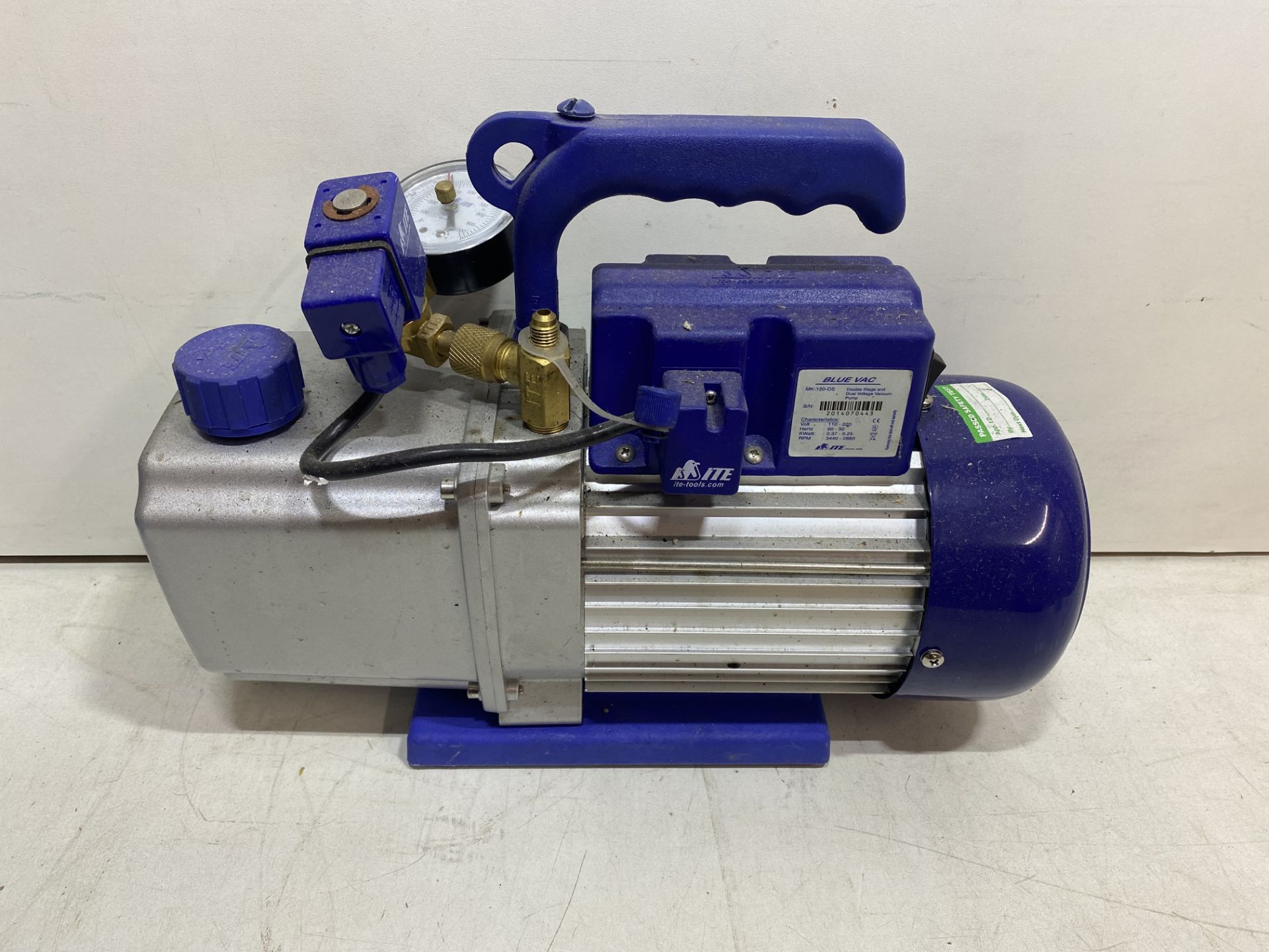 ITE Blue Vac MK-120-DS Vacuum Pump - Bild 3 aus 7
