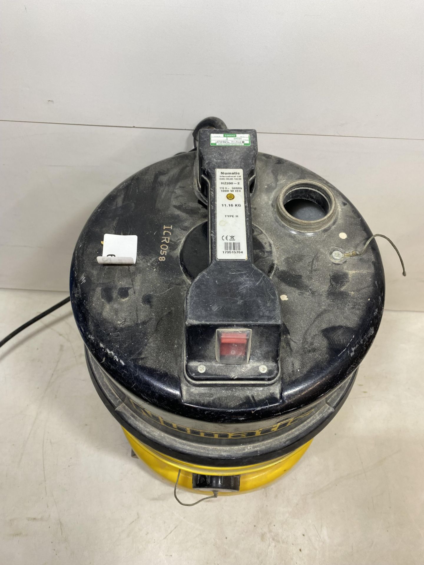 Numatic HZ200-2 Hazardous Material Vacuum - Image 3 of 8