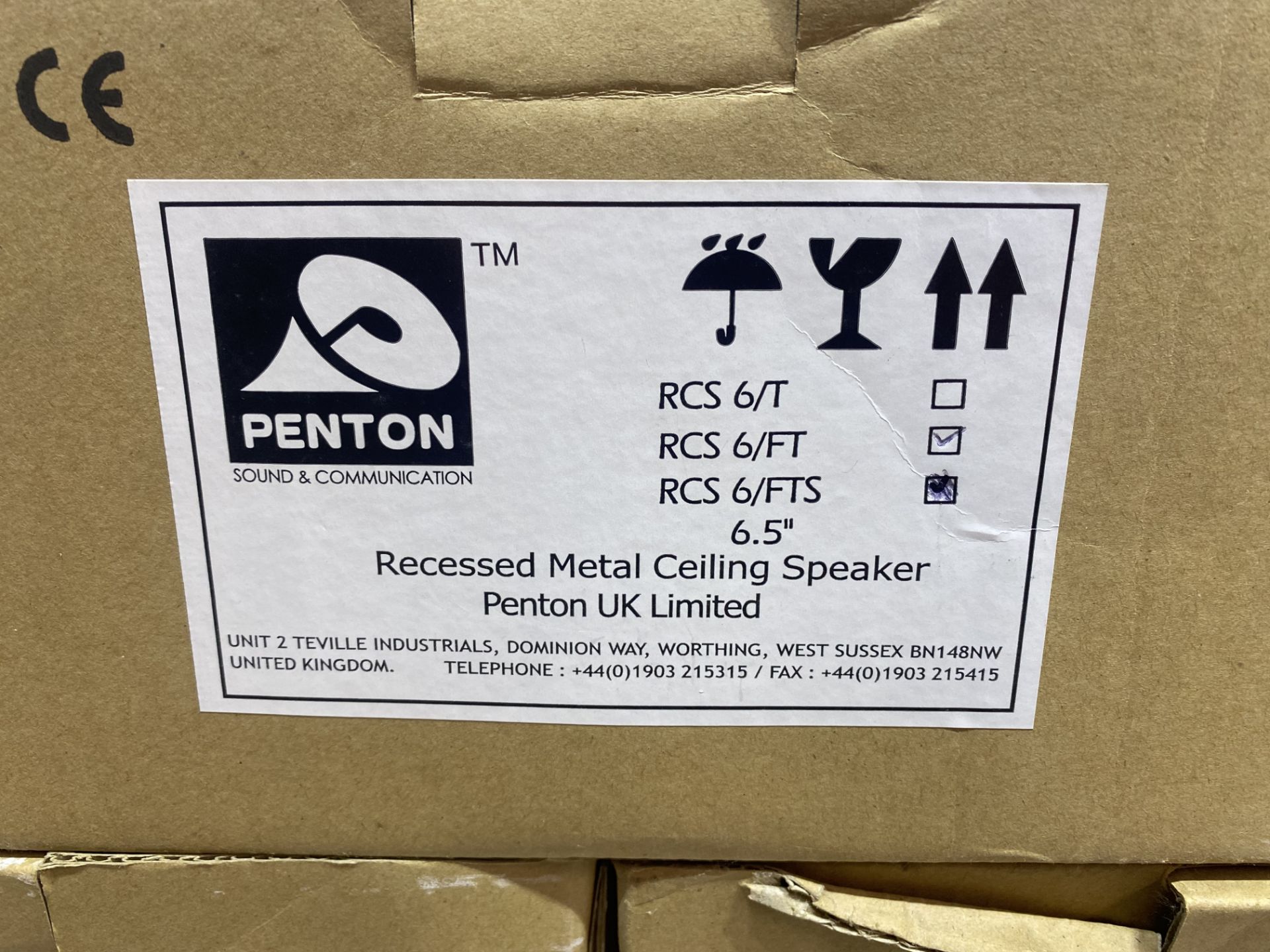 5 x Penton RCS6/FT Recessed Metal Ceiling Speakers - Image 3 of 3