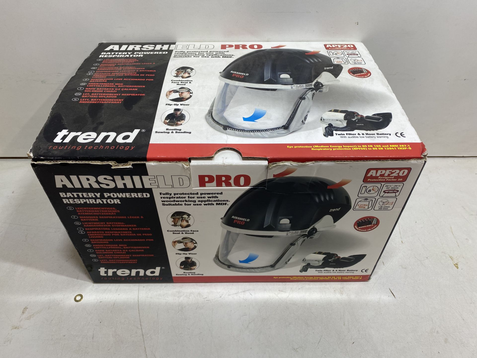 Trend Airshield Pro APF 20 Powered Respirator, 230v