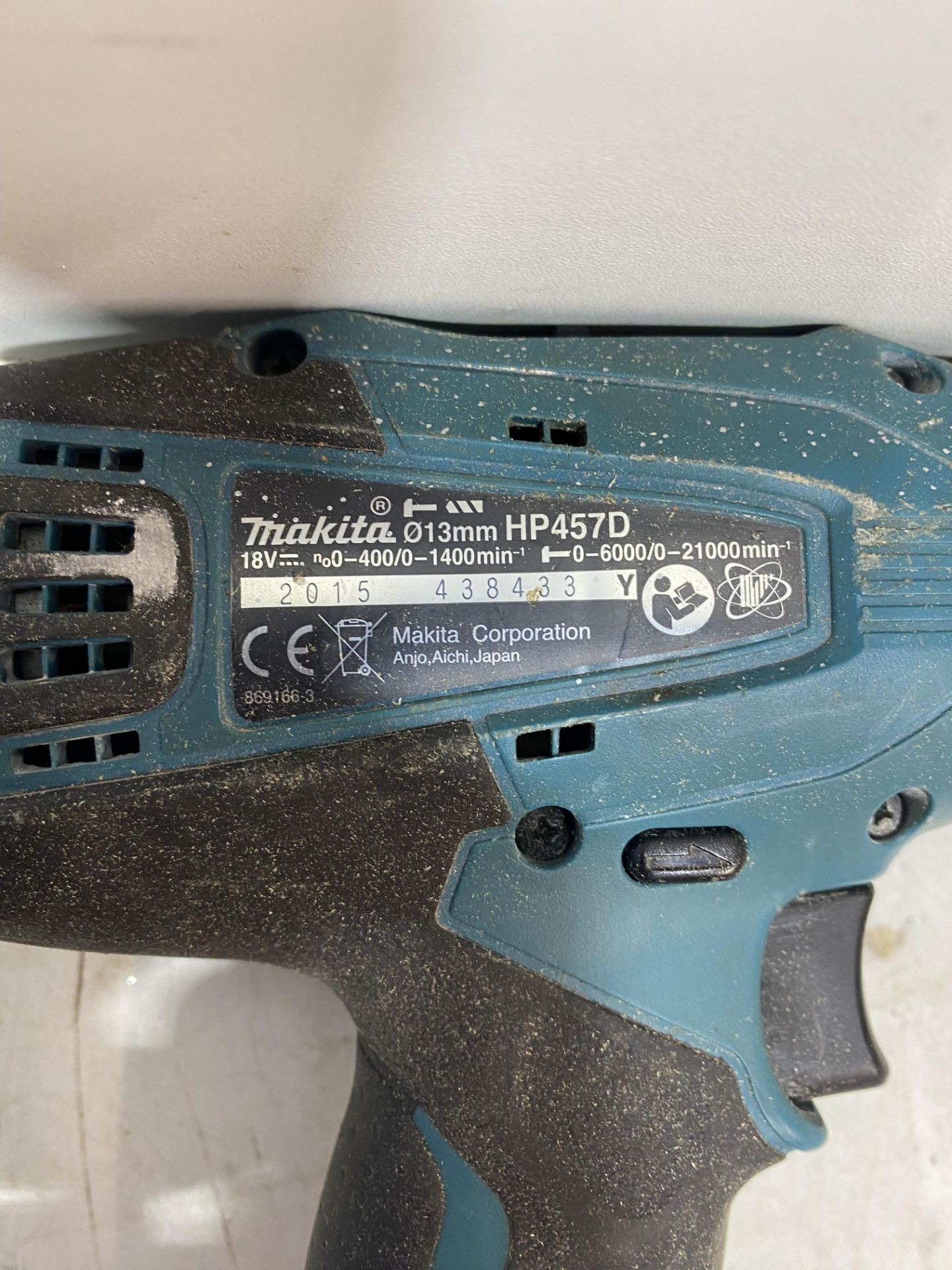 Makita HP457D Hammer Drill & Makita JV183D Jigsaw With Batteries & Charger - Image 4 of 15