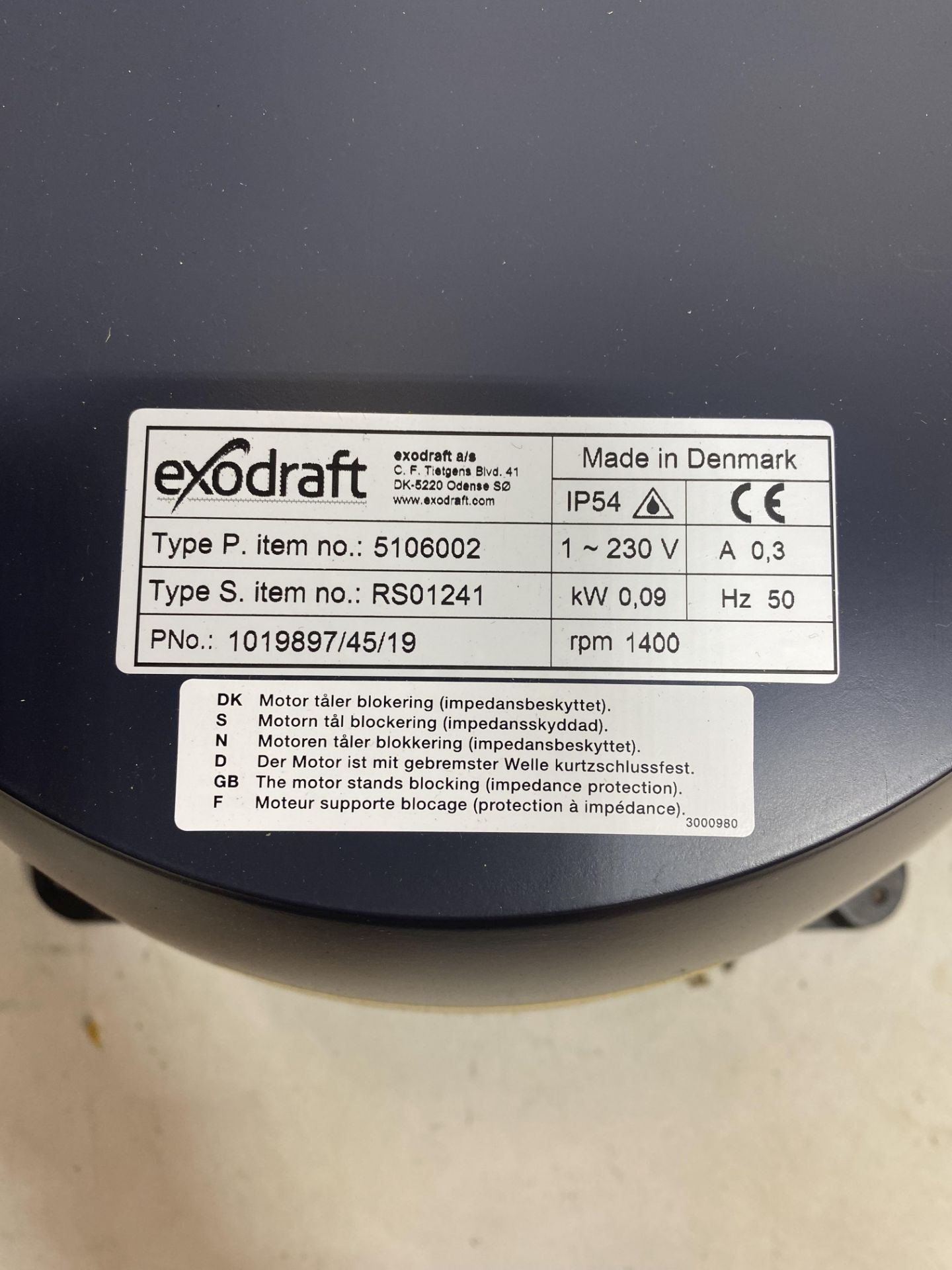 Exodraft RS01241 Solid Fuel Chimney Fan - Image 5 of 6