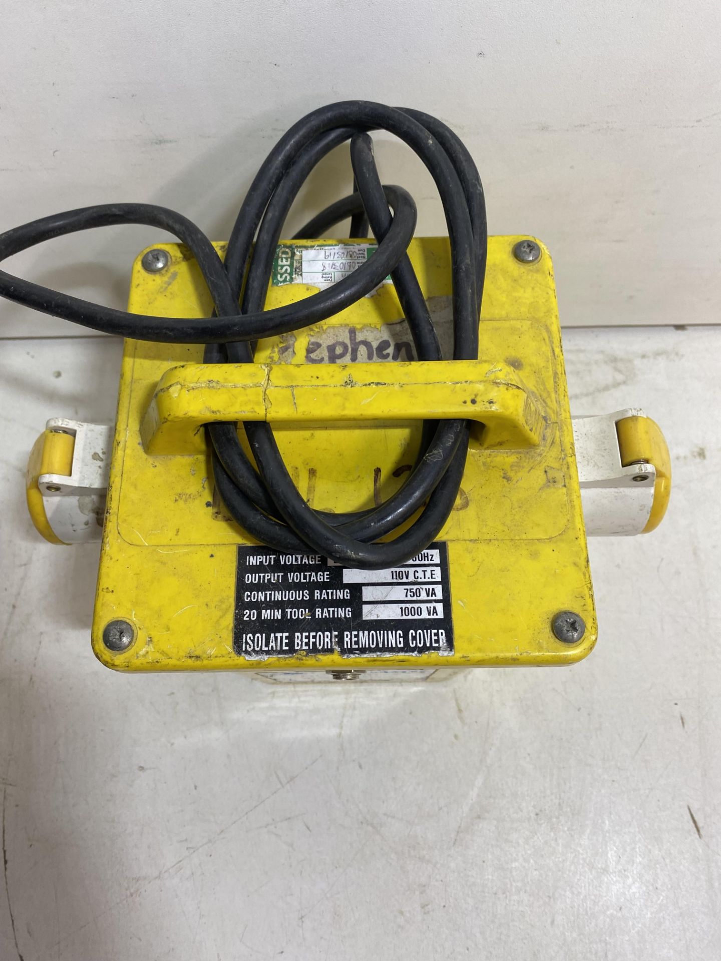 3 x Various Newlec 110v Portable Site Transformers - Image 16 of 17