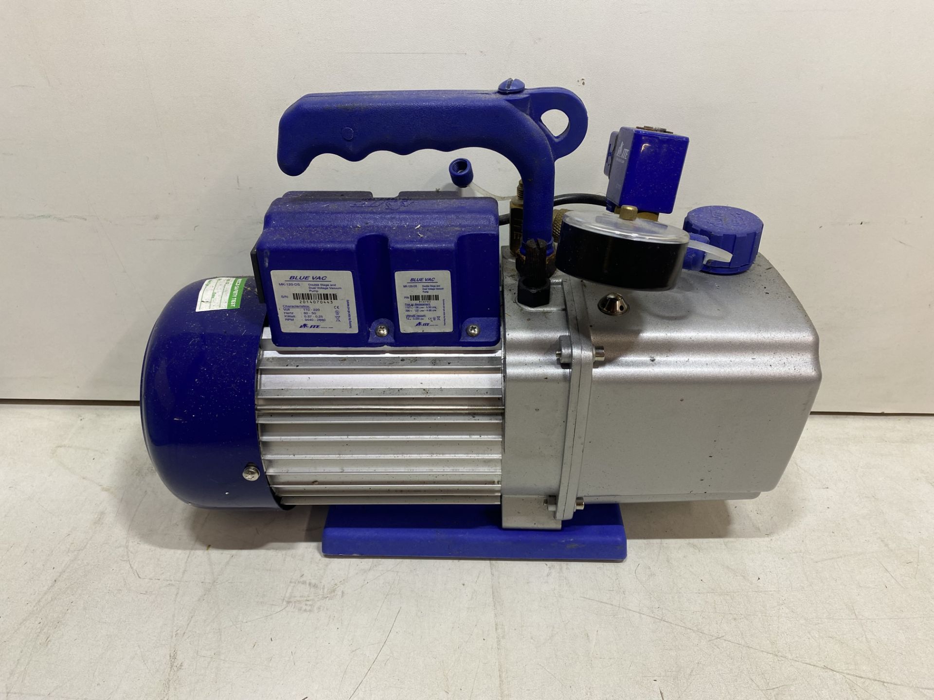 ITE Blue Vac MK-120-DS Vacuum Pump - Bild 5 aus 7