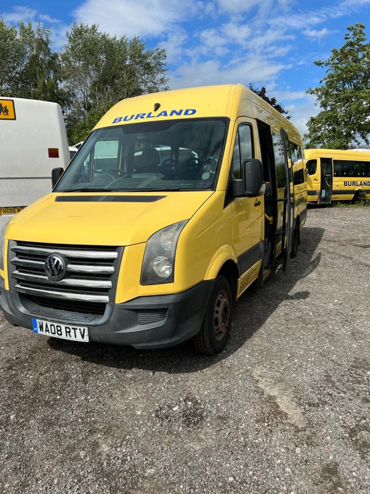 Minibus Sale | Volkswagen Crafters WA08 RTV; Mileage: 251,668km | WA08 RTU; Mileage: 307,074km | Sale Closes 10 May 2023