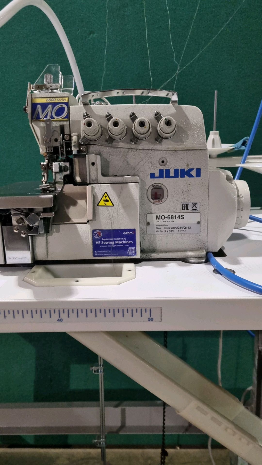 Juki Thread Overlock Sewing Machine | MO-6814S - Image 2 of 6