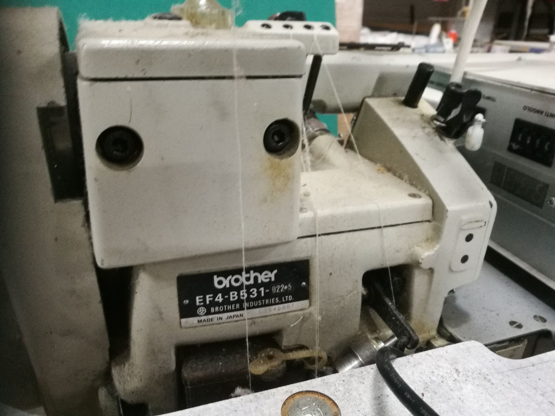 Brother 4 Thread Overlock Ef4-b531-022-5 Industrial Sewing Machine - Image 3 of 6