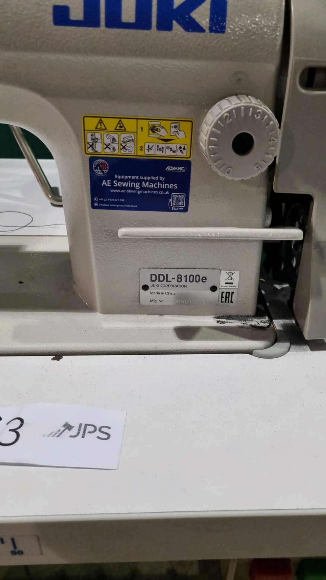 Juki Electric Sewing Machine | DDL-8100e - Image 2 of 5