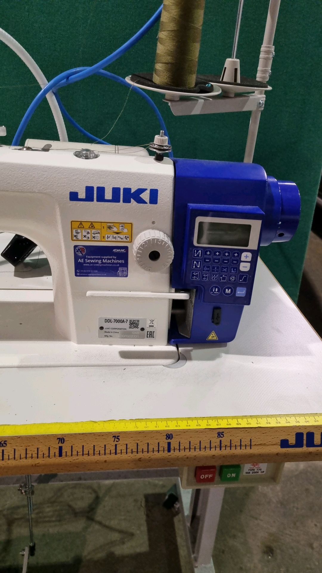 Juki Electric Needle Lockstitch Machine w/Trimmer | DDL-7000A-7 - Image 2 of 5