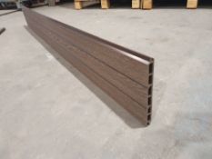 195 x WPC Fence Board TB205H20 - 1830 x 205 x 20mm | Brown