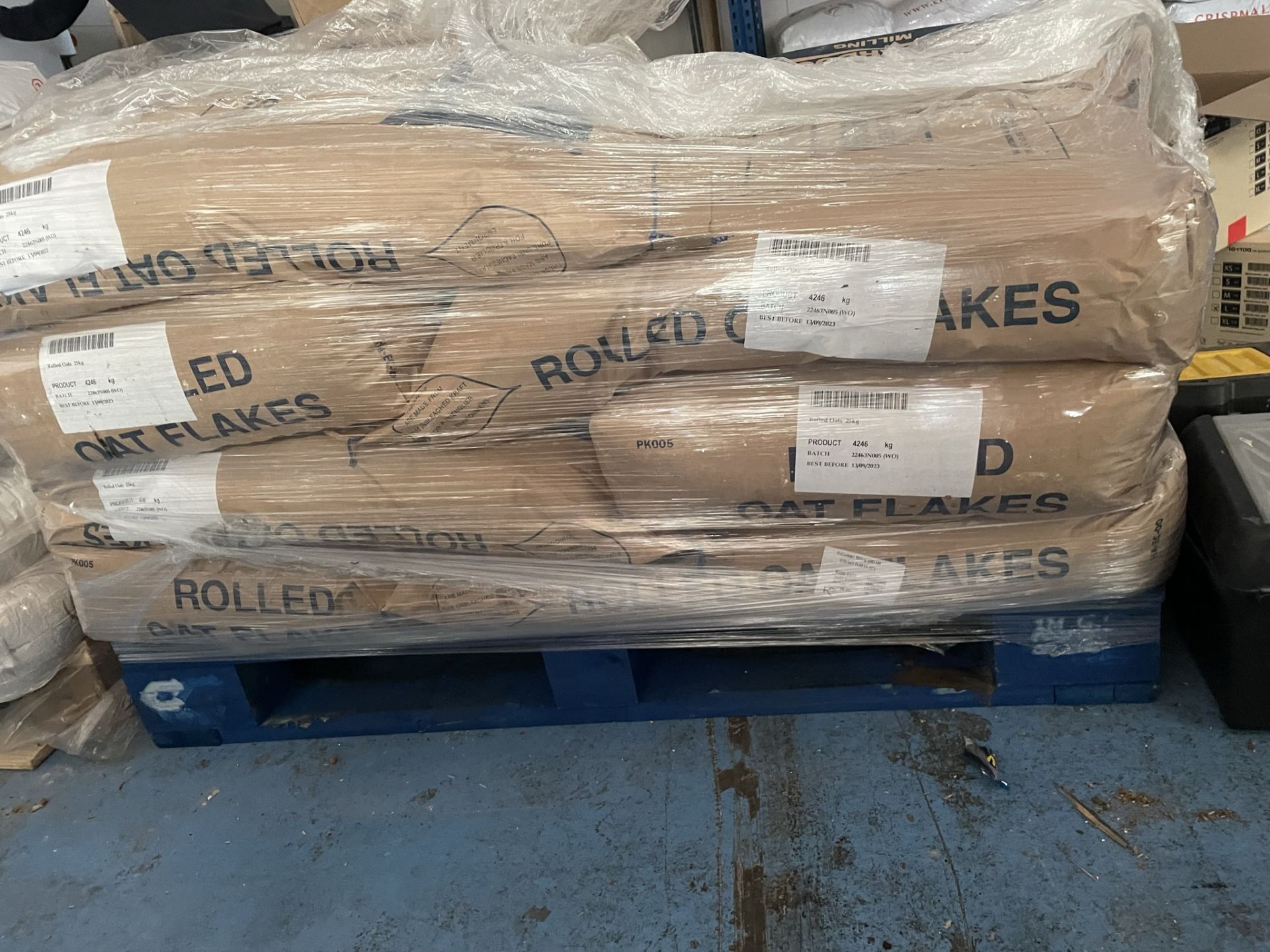 12 x 25kg Bags of Richardson Milling Rolled Oats | Best Before: 13/09/2023 - Bild 3 aus 5