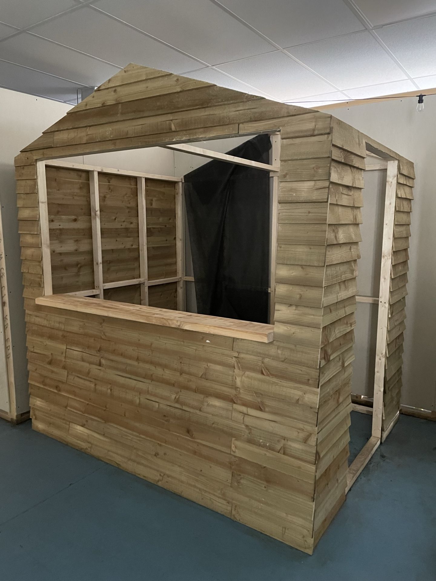 Part Finished Wooden Shed/Booth