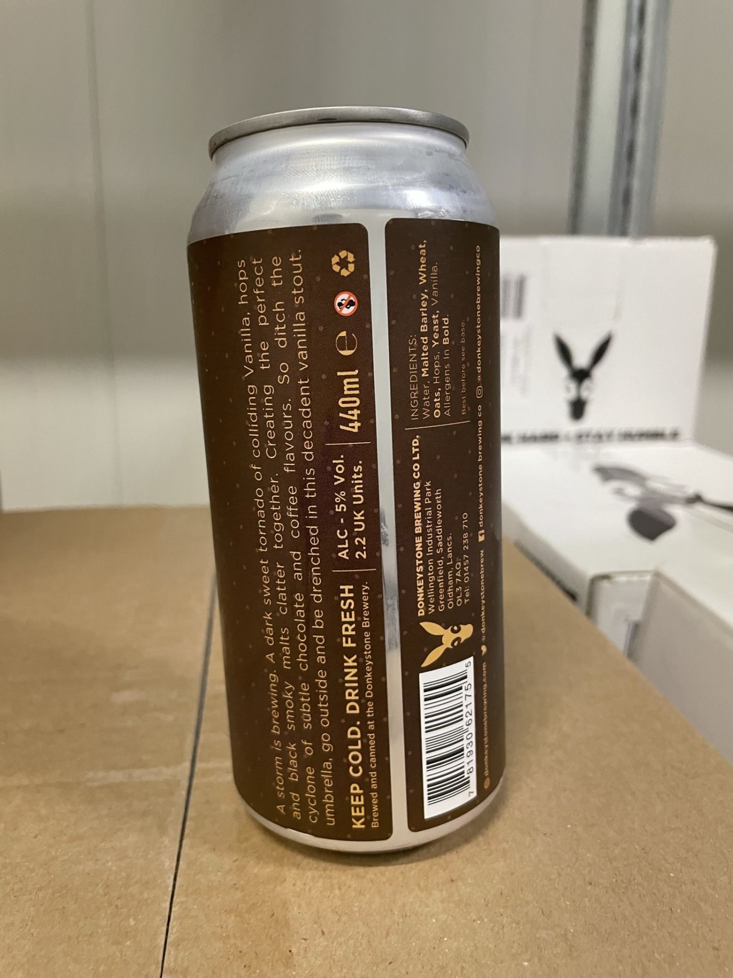 Approximately 160 x 440ml Cans of Donkeystone Brewing Co 'Madagaska' Vanilla Stout | BB: 29/03/23 | - Image 2 of 5