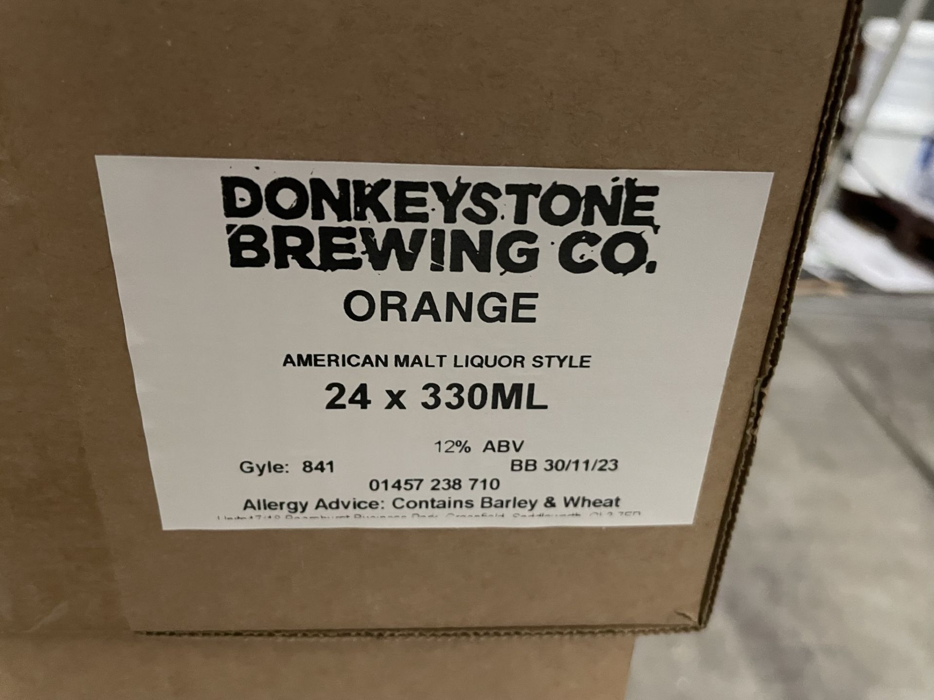 Approximately 1,008 x 330ml Cans of Donkeystone Brewing Co 'Orange' American Malt Liquor Style Beer - Image 6 of 6