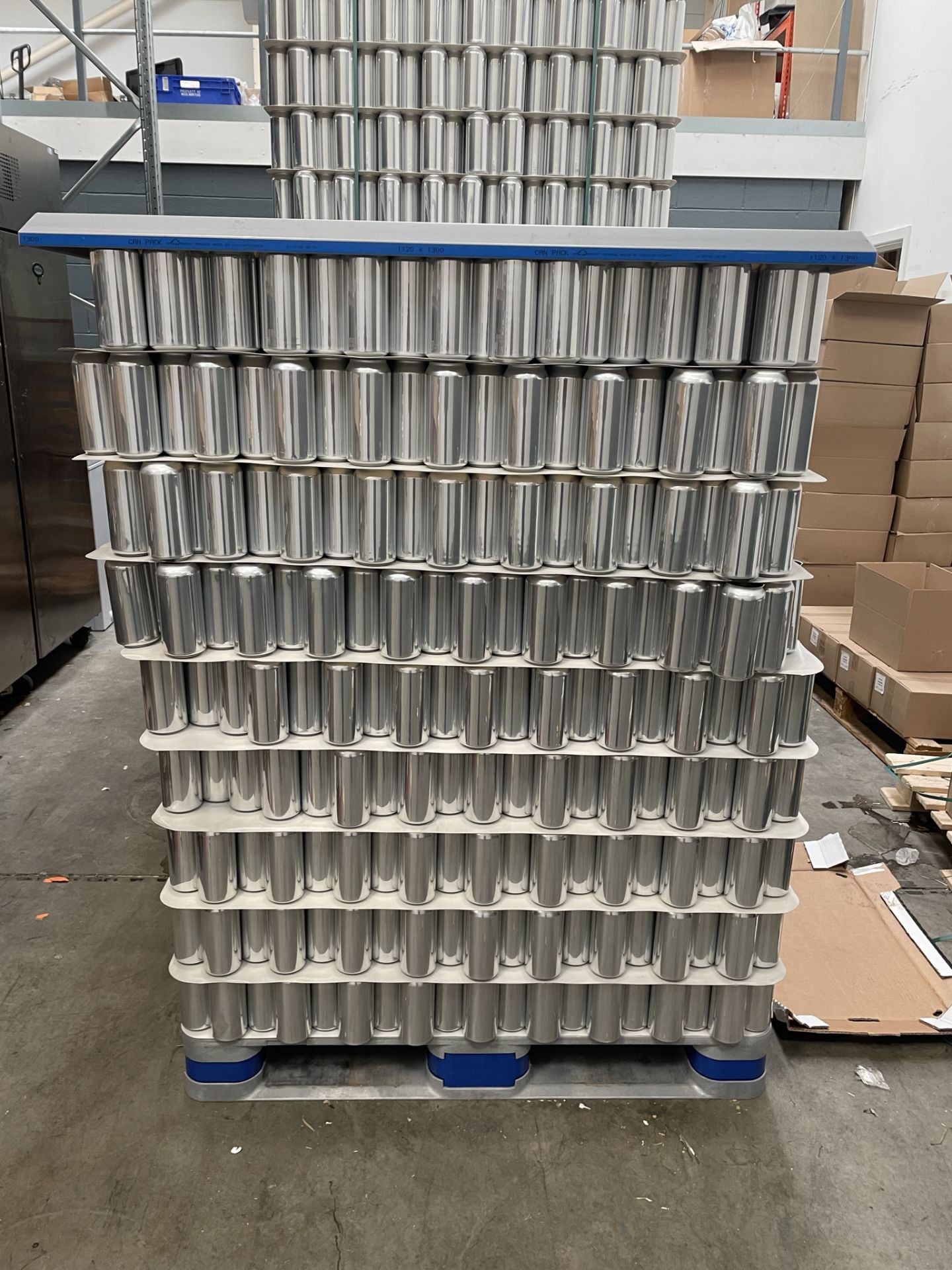 4 x Pallets of Aluminium 440ml Cans | 202 diameter