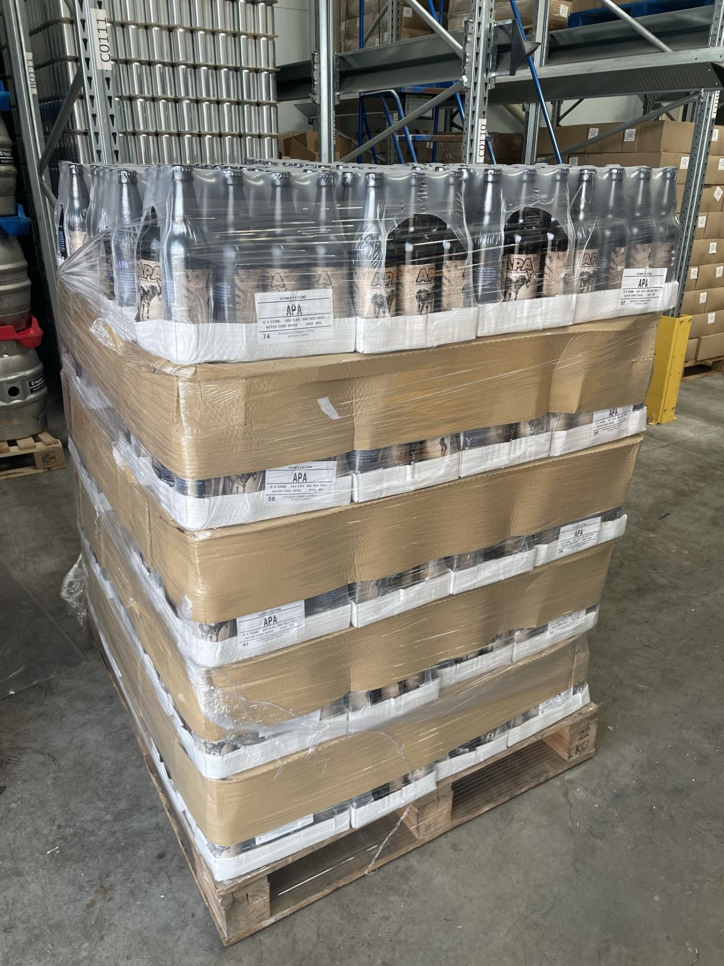 Approximately 1,260 500ml Bottles of Donkeystone Brewing Co 'APA' American Pale Ale | BB: Nov 2023 - Bild 4 aus 6