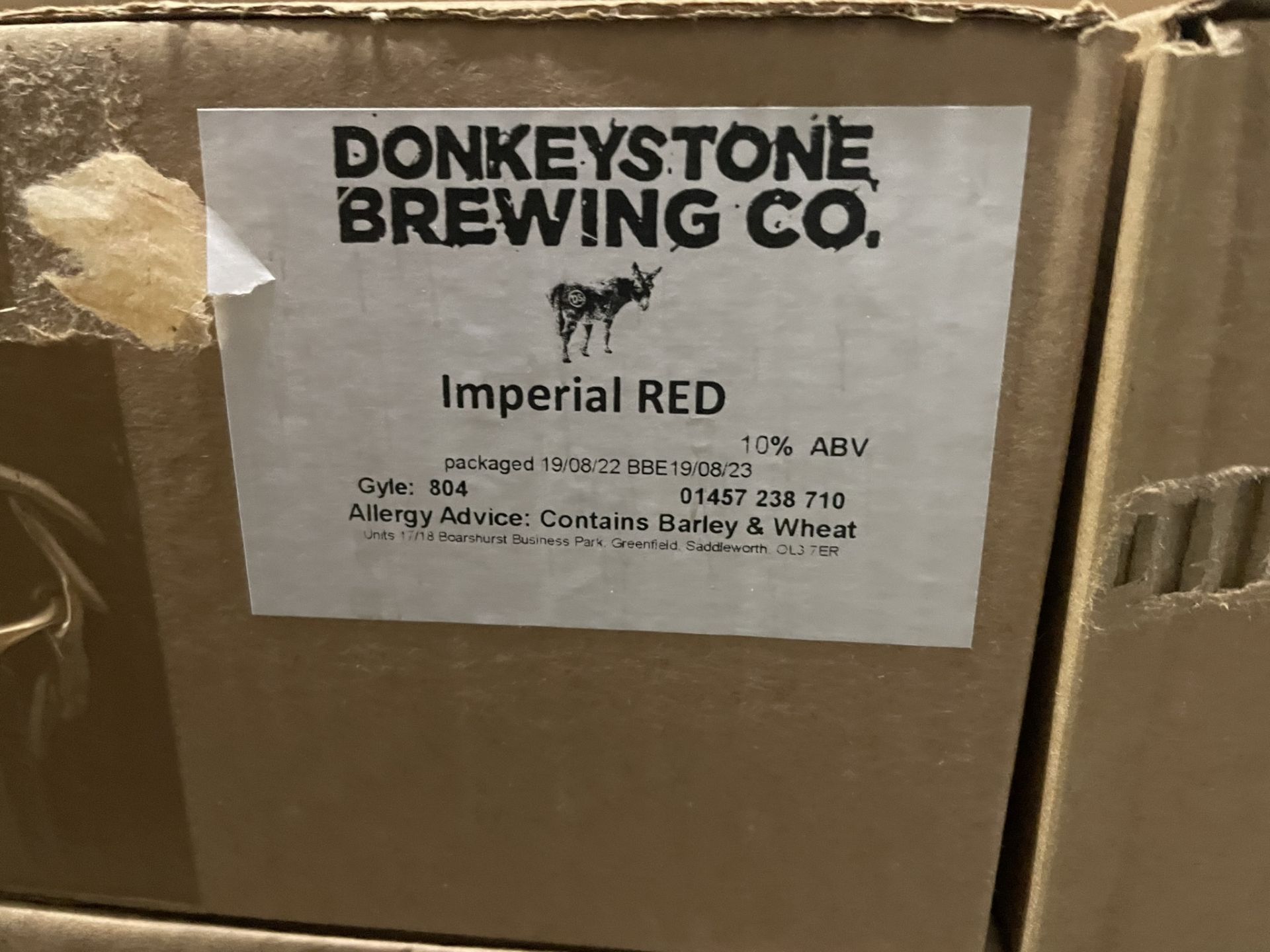 Approximately 720 x 330ml Cans of Donkeystone Brewing Co ' Imperial Red' Triple Red Ale | BB: 19/08/ - Image 5 of 5