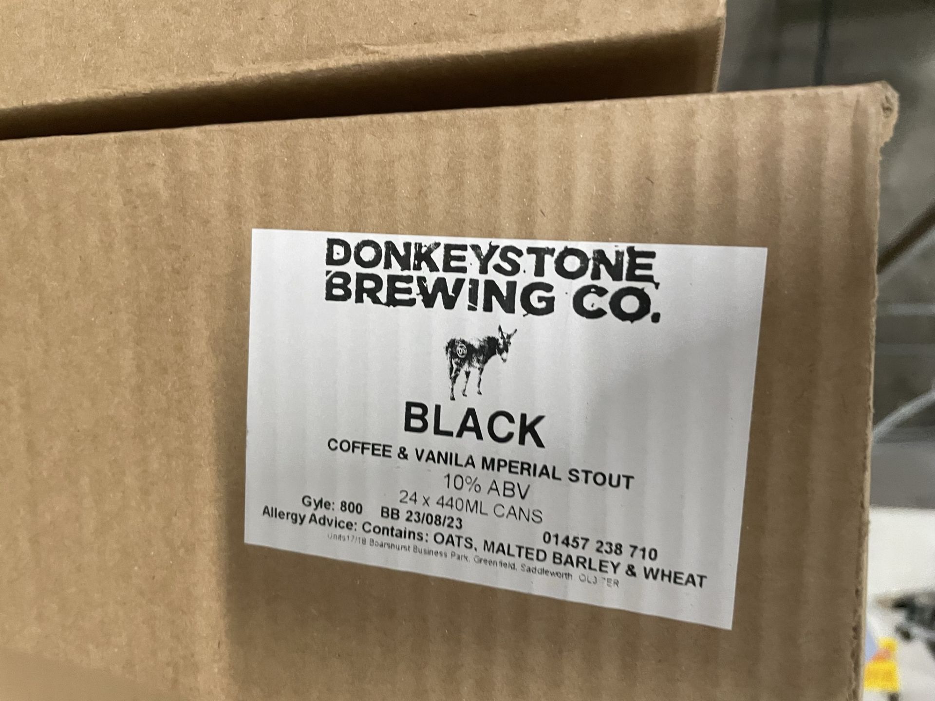 Approximately 312 x 330ml Cans of Donkeystone Brewing Co 'Black' Coffee & Vanilla Imperial Stout | B - Image 4 of 4