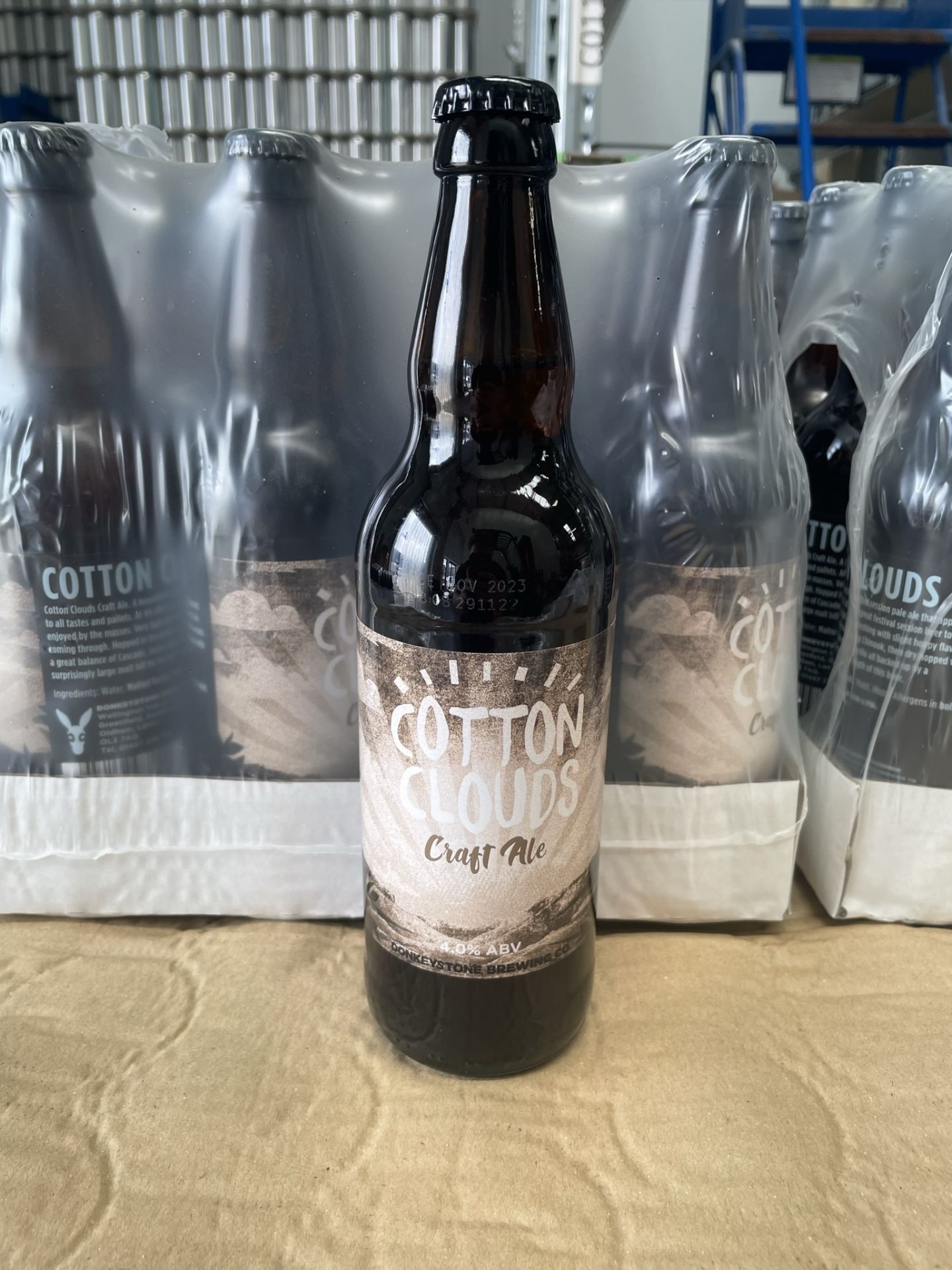 Approximately 720 x 500ml Bottles of DonkeyStone Brewing Co 'Cotton Cloud' Craft Ale | BB: Nov 2023