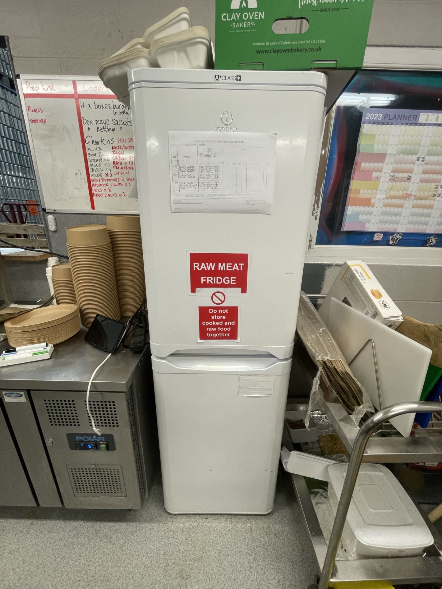 Indesit Upright Fridge Freezer