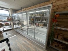 Commercial 6 Door Multi Deck Display Chiller/Refrigerator | CONTENTS NOT INCLUDED