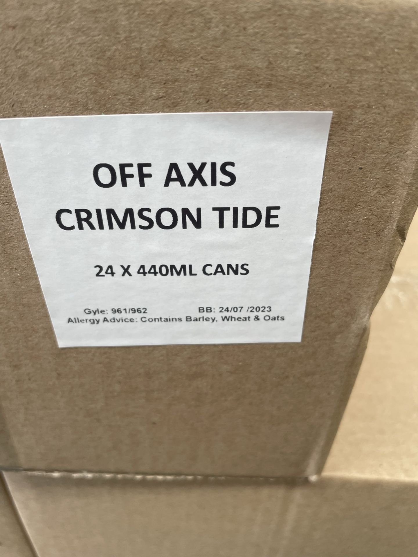 Approximately 624 x 440ml Cans of Off Axis Brew Co 'Crimson Tide' New World Red Ale | BB: 24/07/23 | - Image 4 of 4