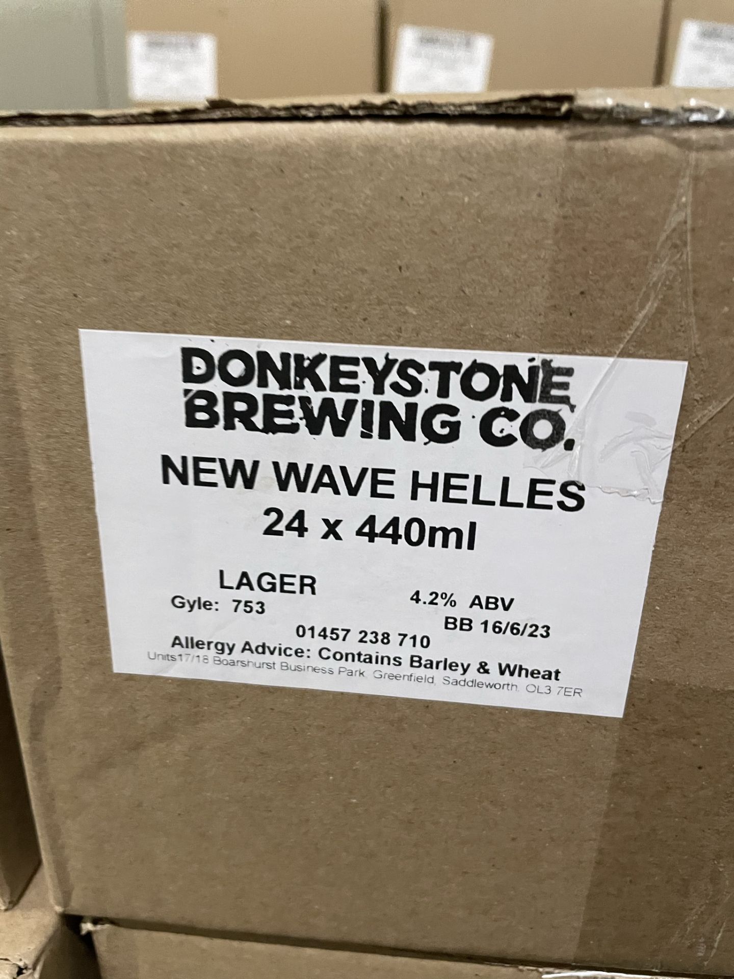 Approximately 720 x 440ml Cans of Donkeystone Brewing Co 'New Wave Helles' Lager | BB: 16/06/23 | 4. - Image 5 of 5