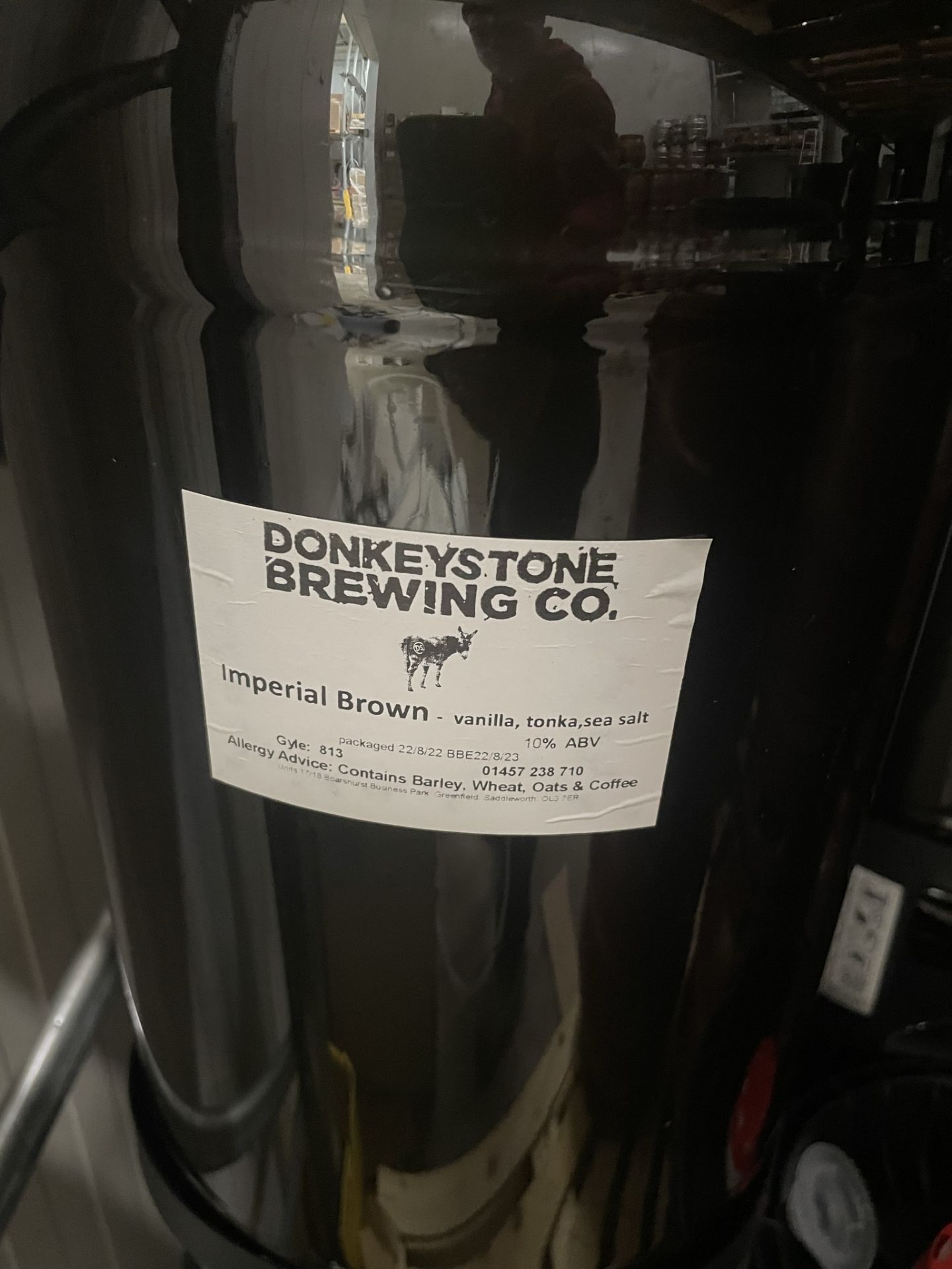 10 x Kegs/Casks of Donkeystone Brewing Co 'Imperial Brown' Ale | BB: 22/08/23 | 10% Vol - Bild 3 aus 3
