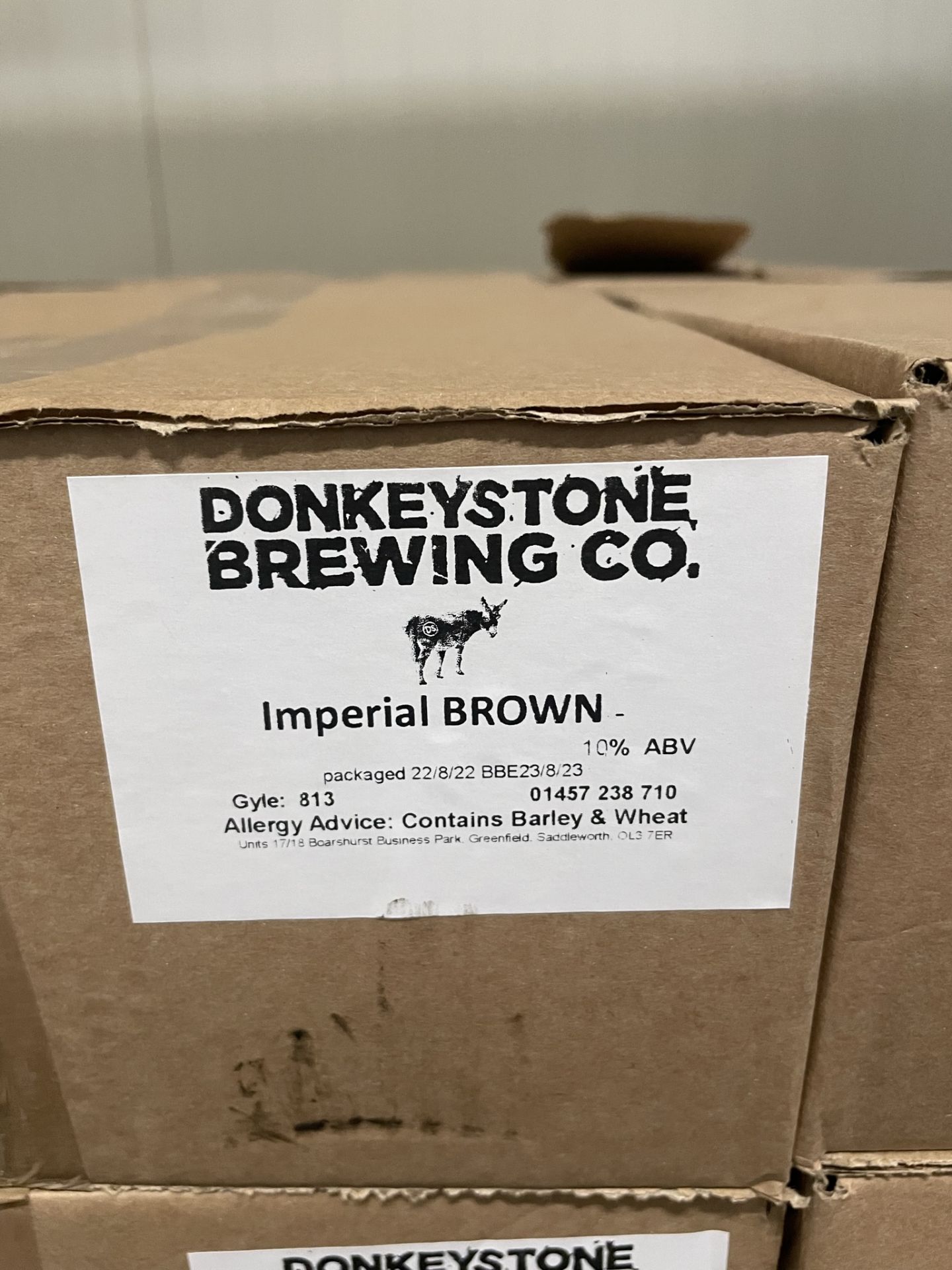 Approximately 384 x 330ml Cans of Donkeystone Brewing Co 'Brown' American Imperial Ale | BB: 23/08/2 - Image 5 of 5