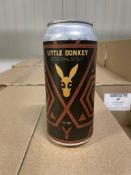 Approximately 384 x 440ml Cans of Donkeystone Brewing Co 'Little Donkey' Seasonal Stout | BB: 18/04/
