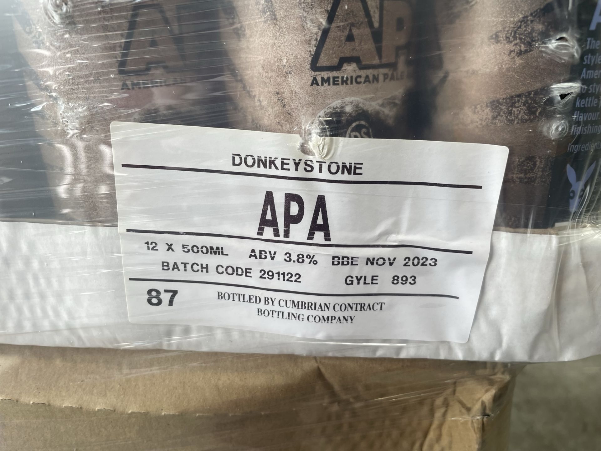 Approximately 1,260 500ml Bottles of Donkeystone Brewing Co 'APA' American Pale Ale | BB: Nov 2023 - Image 6 of 6